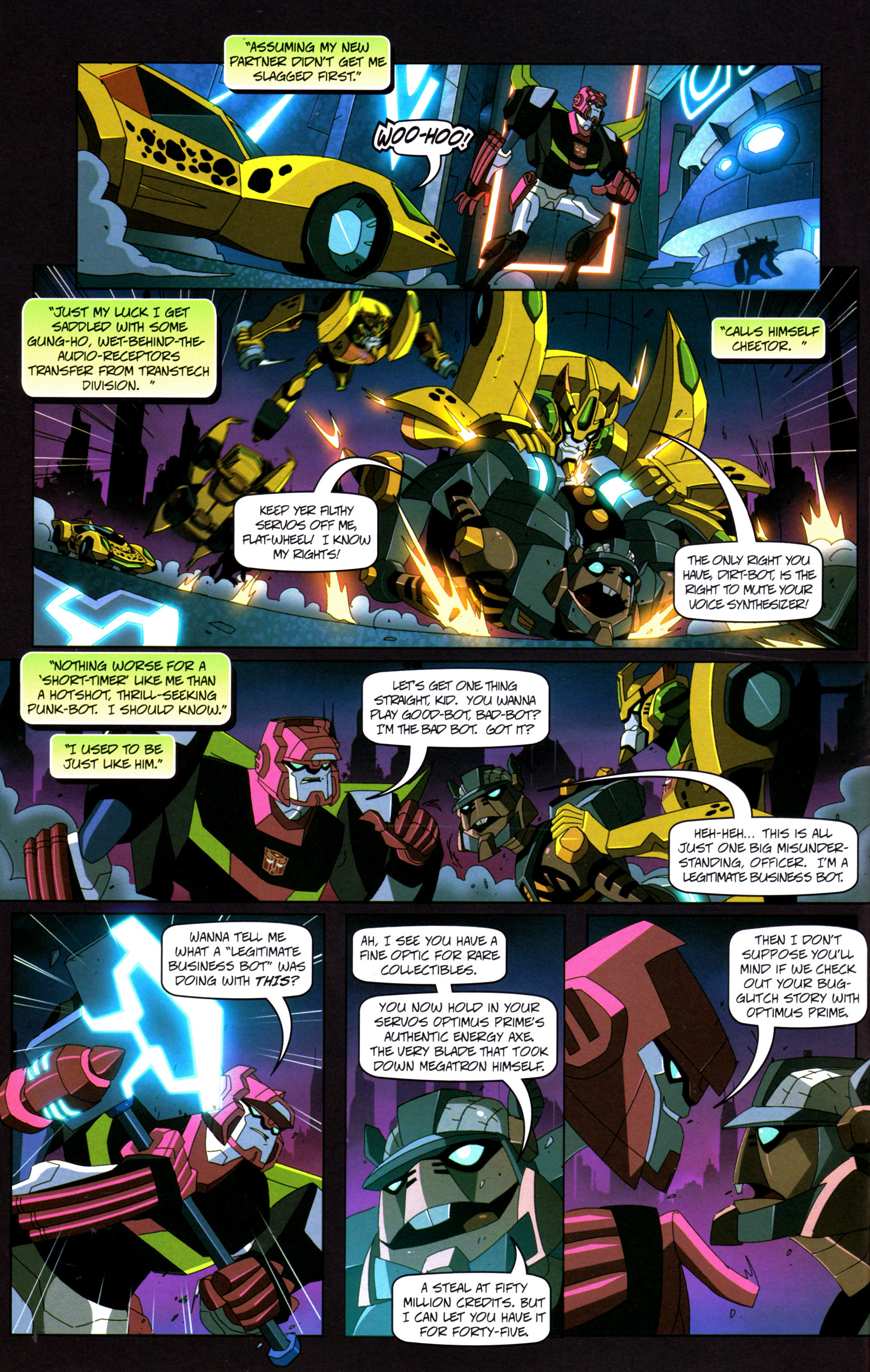 Read online Transformers: Timelines comic -  Issue #6 - 8