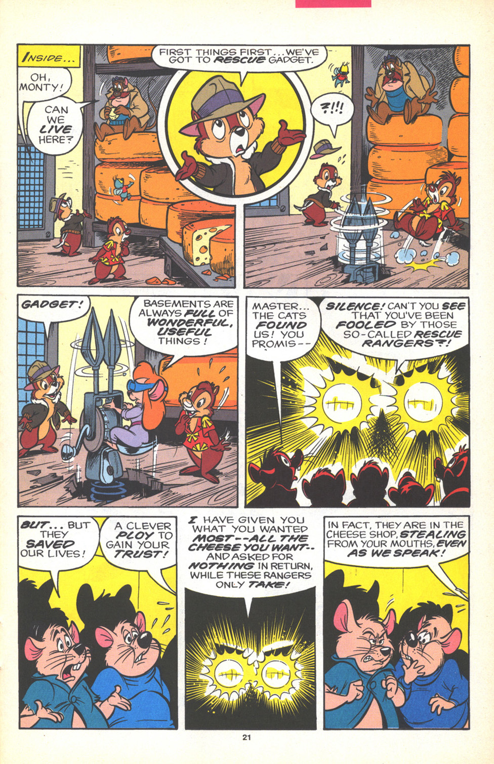 Read online Disney's Chip 'N Dale Rescue Rangers comic -  Issue #12 - 27