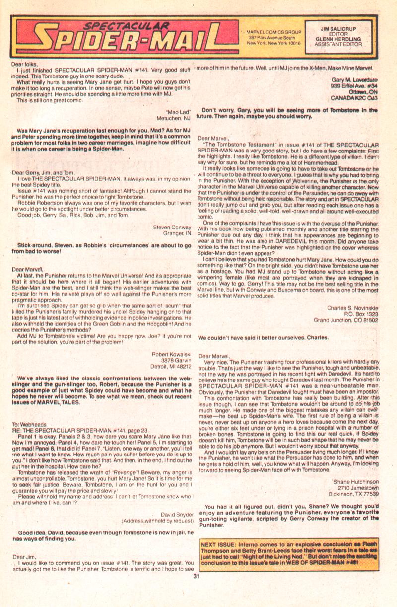 Read online The Spectacular Spider-Man (1976) comic -  Issue #147 - 24