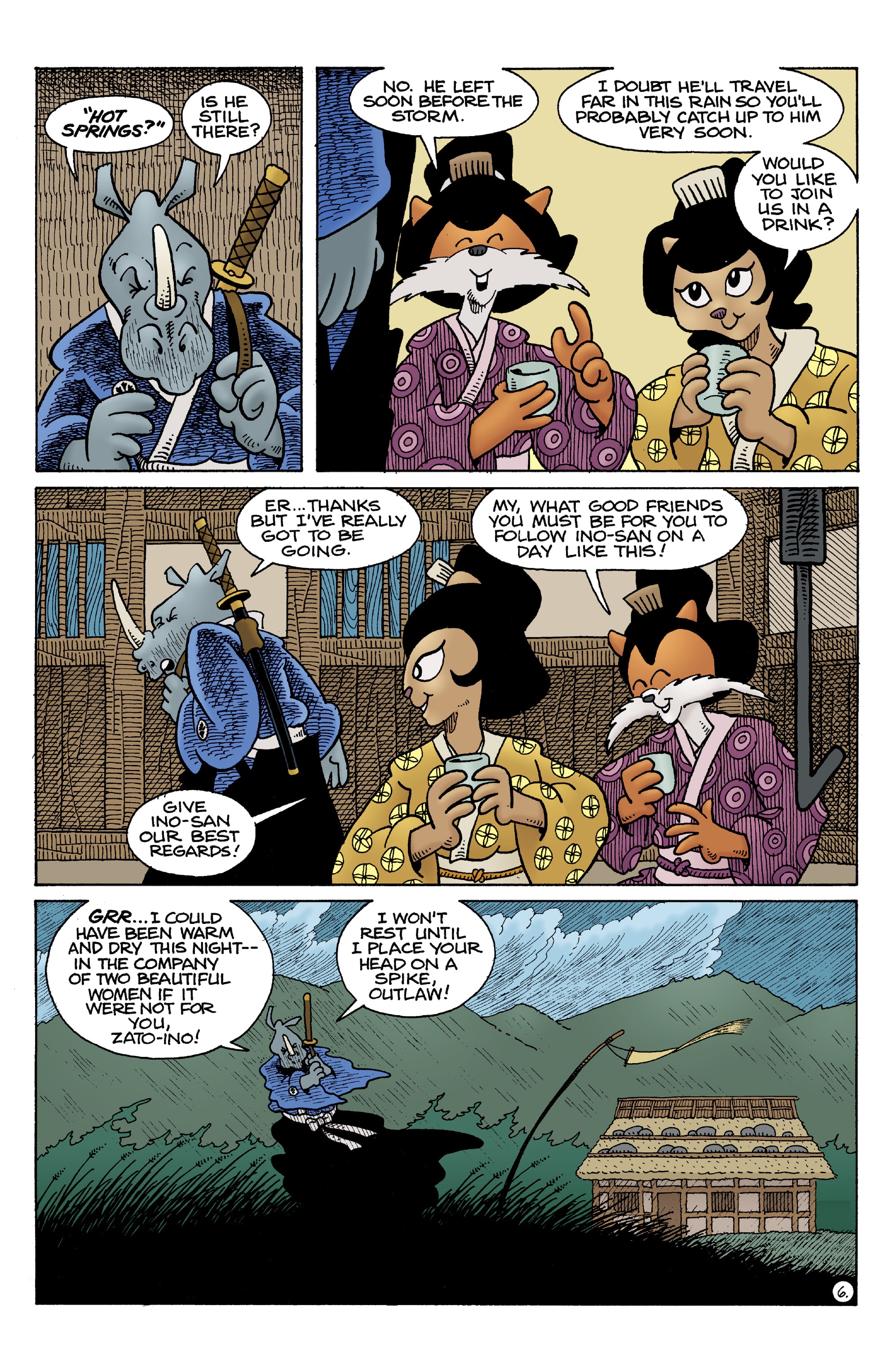 Read online Usagi Yojimbo: The Dragon Bellow Conspiracy comic -  Issue #3 - 8