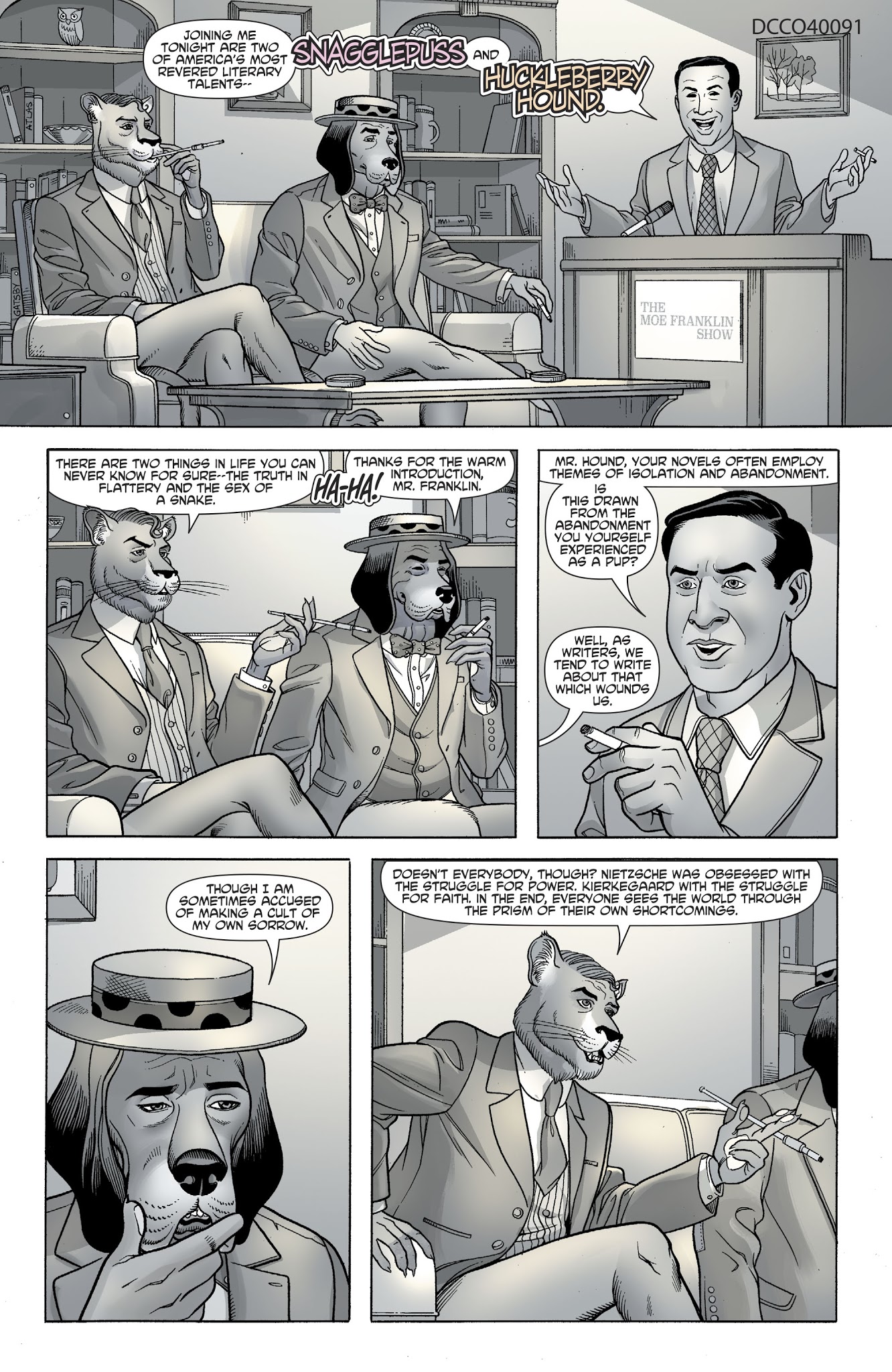 Read online Exit Stage Left: The Snagglepuss Chronicles comic -  Issue #3 - 4