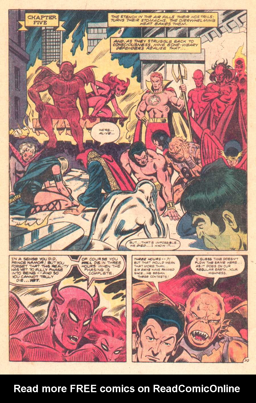 Read online The Defenders (1972) comic -  Issue #100 - 32