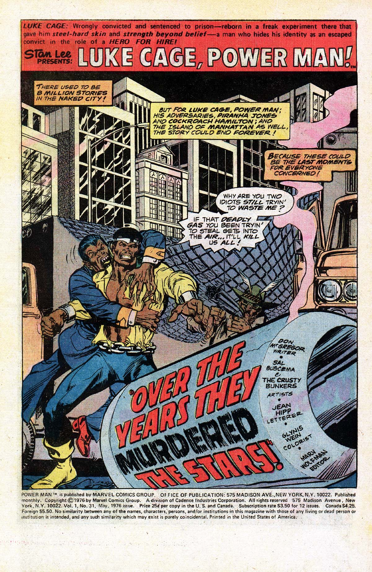 Read online Power Man comic -  Issue #31 - 2