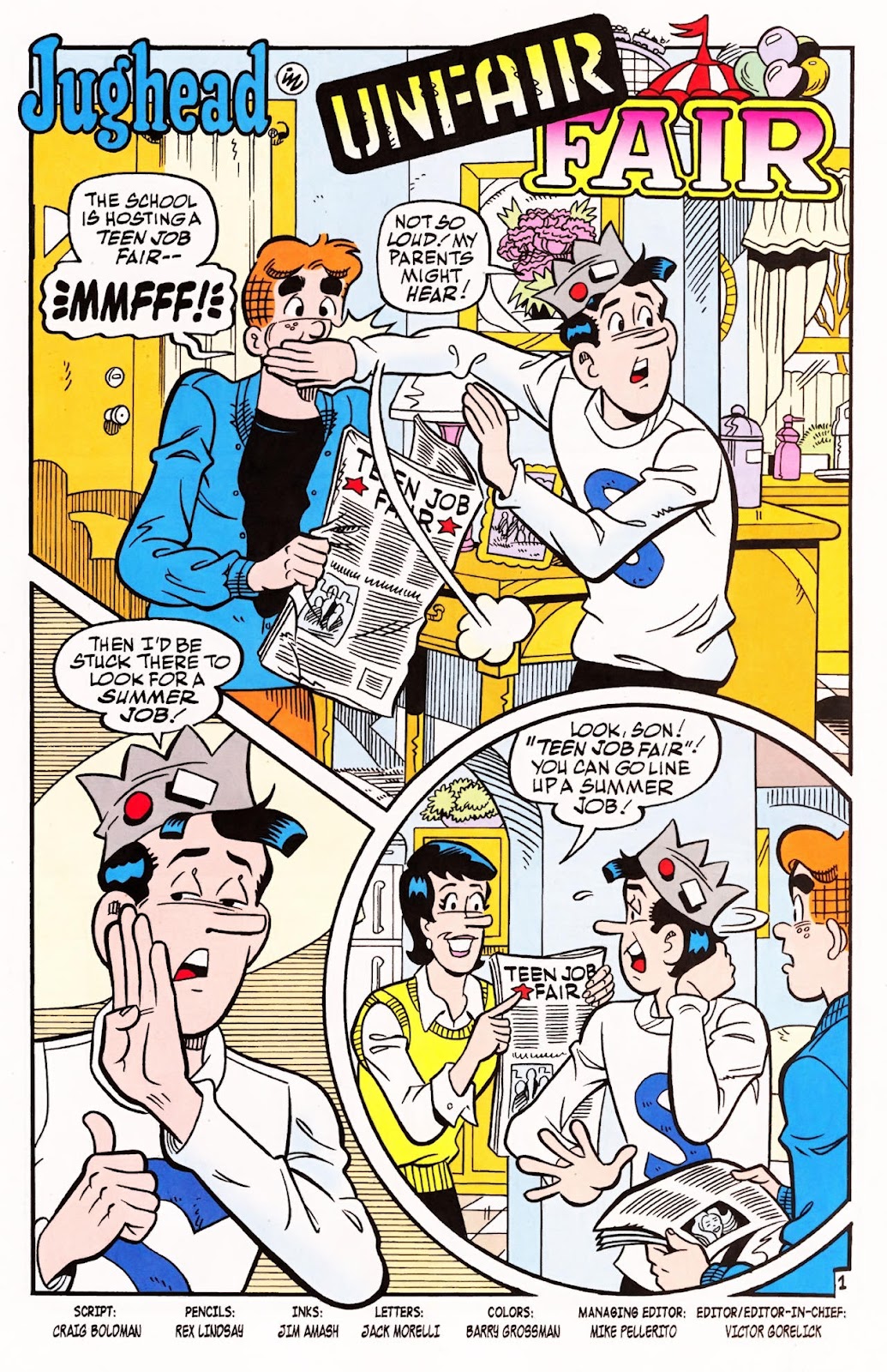 Archie's Pal Jughead Comics issue 194 - Page 2
