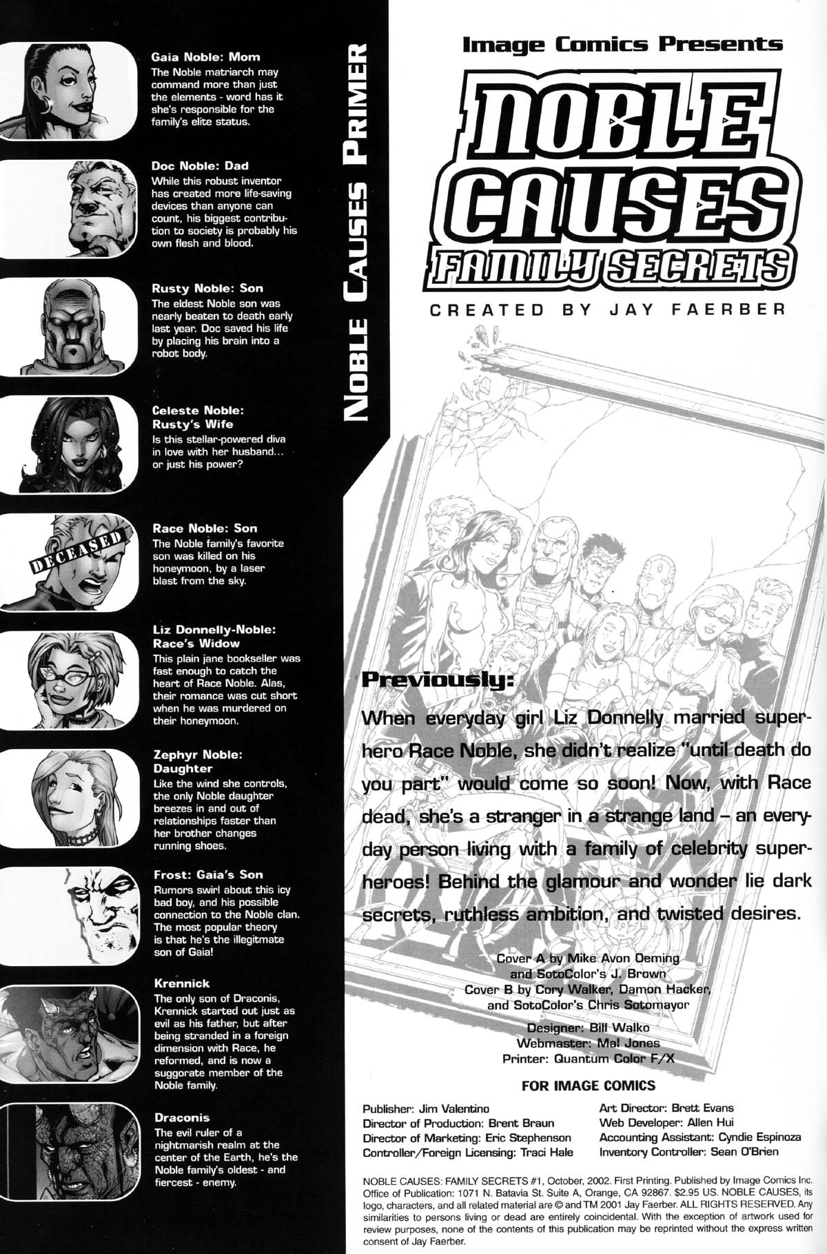 Read online Noble Causes: Family Secrets comic -  Issue #1 - 2