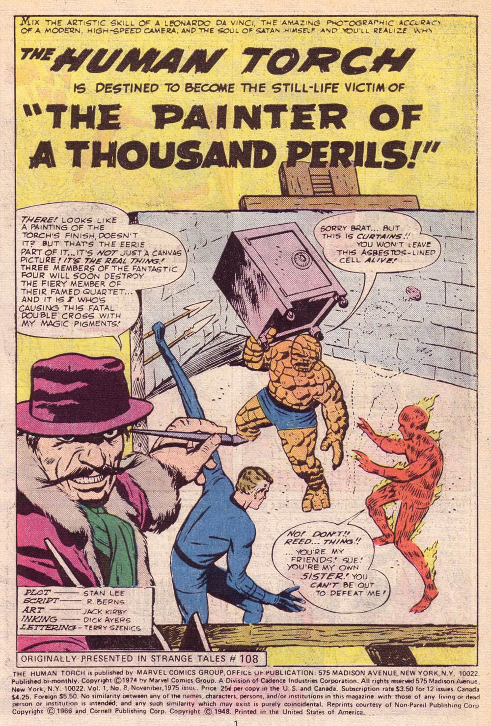 Read online The Human Torch (1974) comic -  Issue #8 - 2