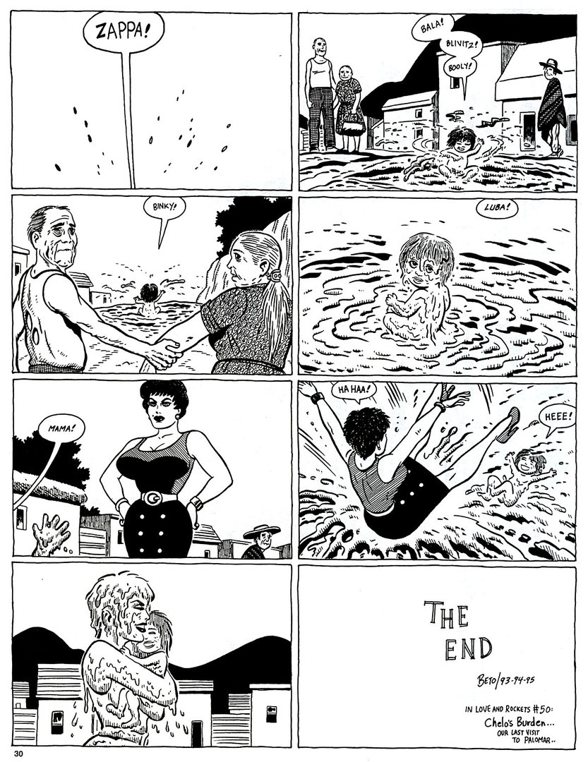 Read online Love and Rockets (1982) comic -  Issue #48 - 32