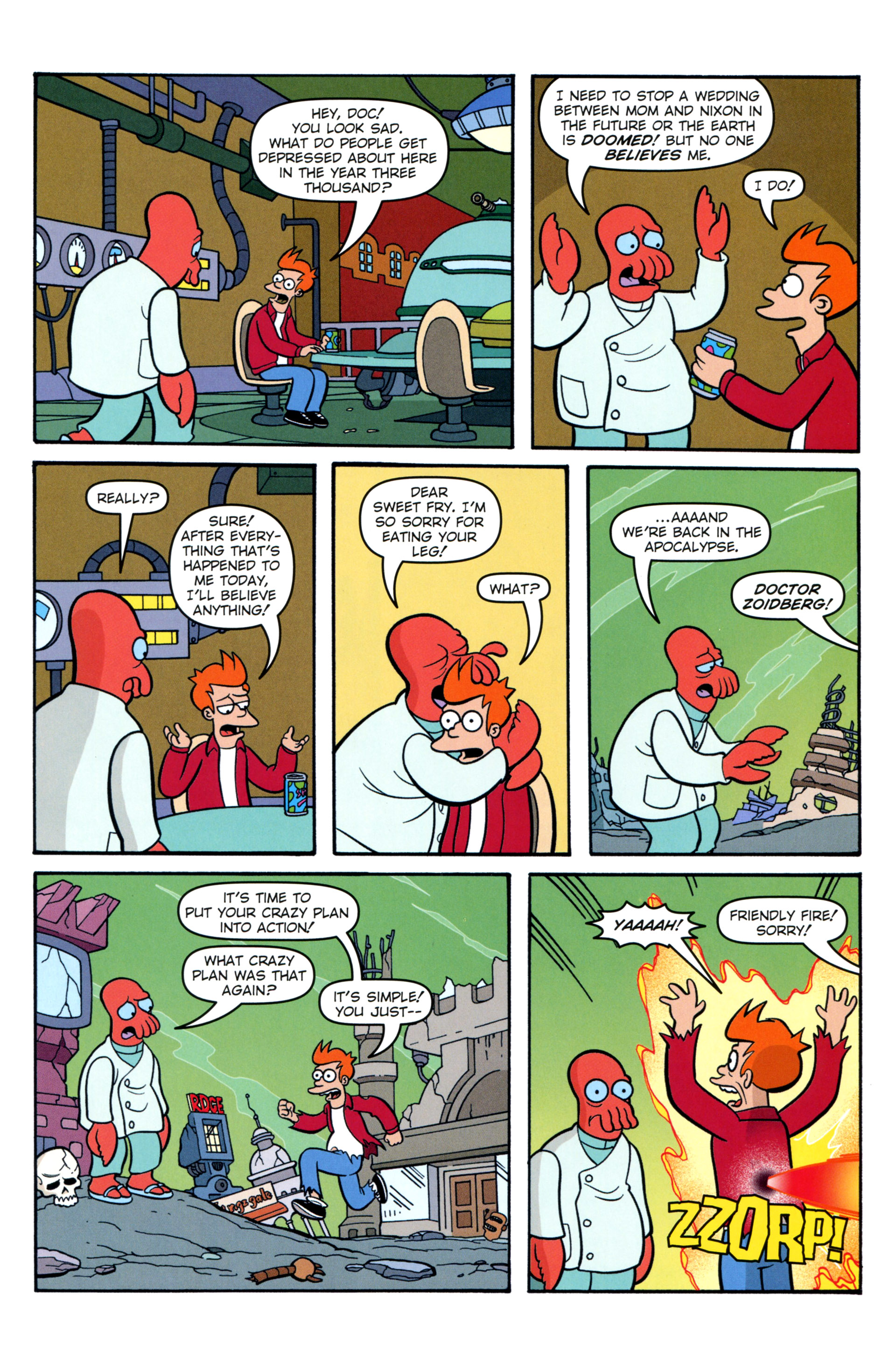 Read online Futurama Comics comic -  Issue #67 - 15