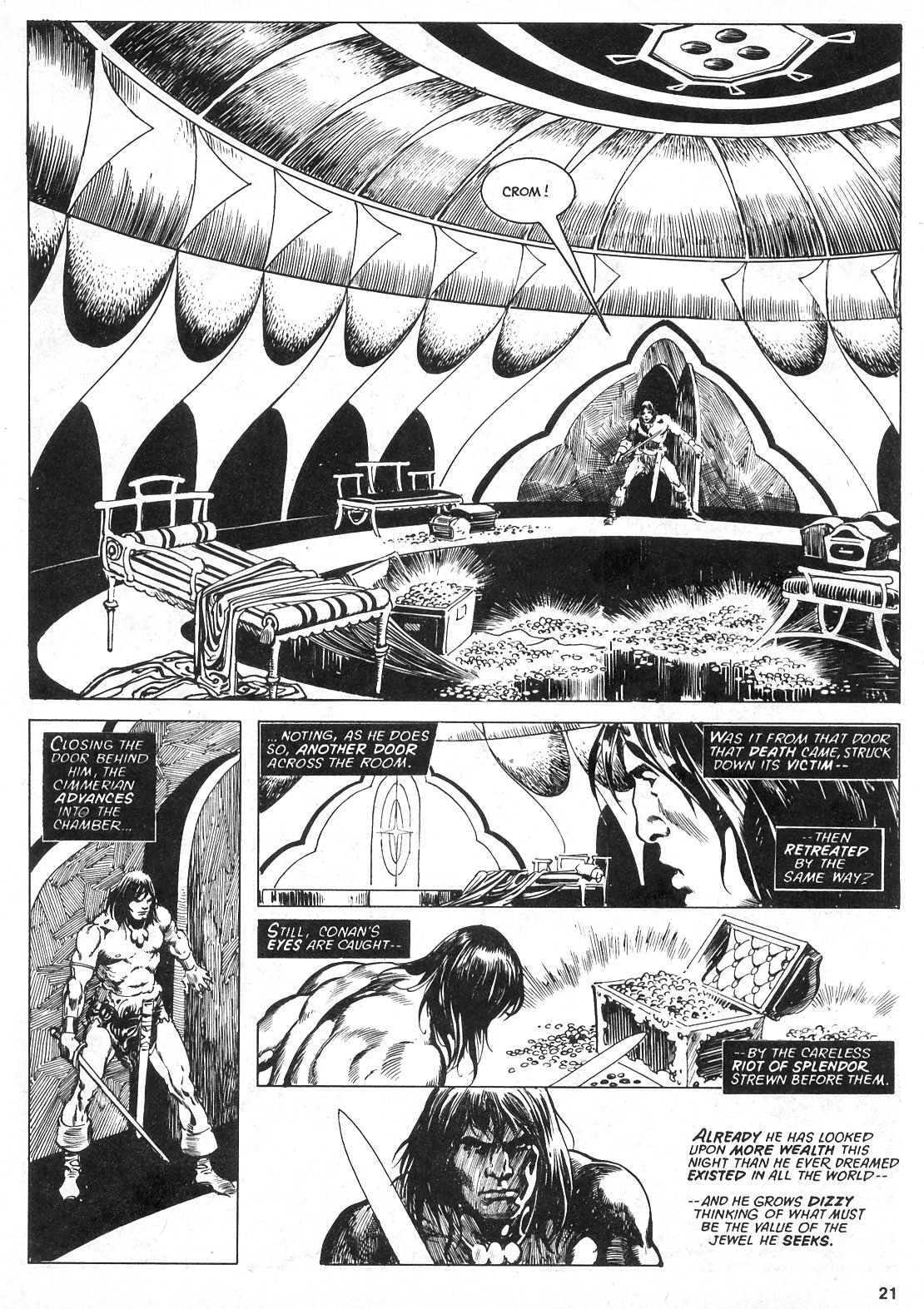 Read online The Savage Sword Of Conan comic -  Issue #24 - 21