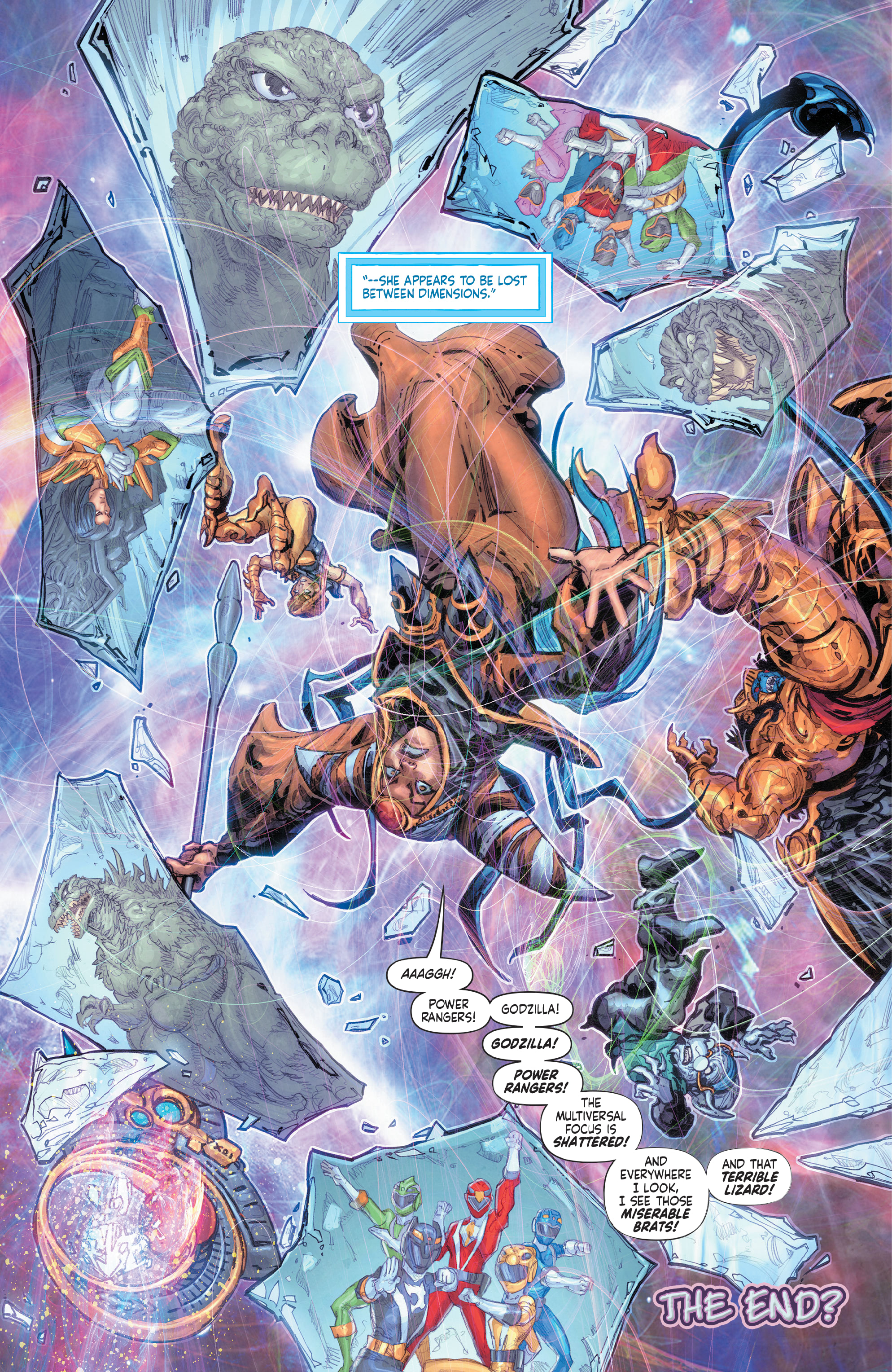 Read online Godzilla vs. The Mighty Morphin Power Rangers comic -  Issue #5 - 18