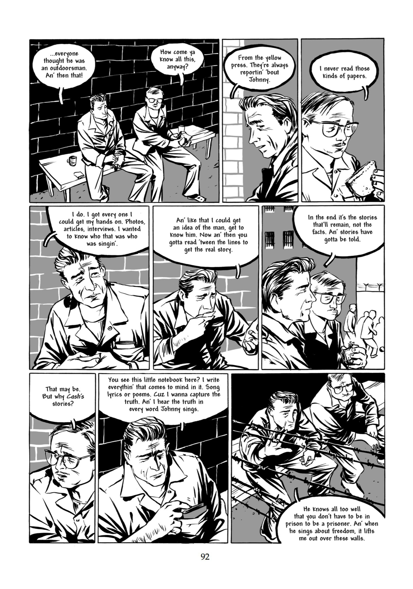 Read online Johnny Cash: I See a Darkness comic -  Issue # TPB - 88