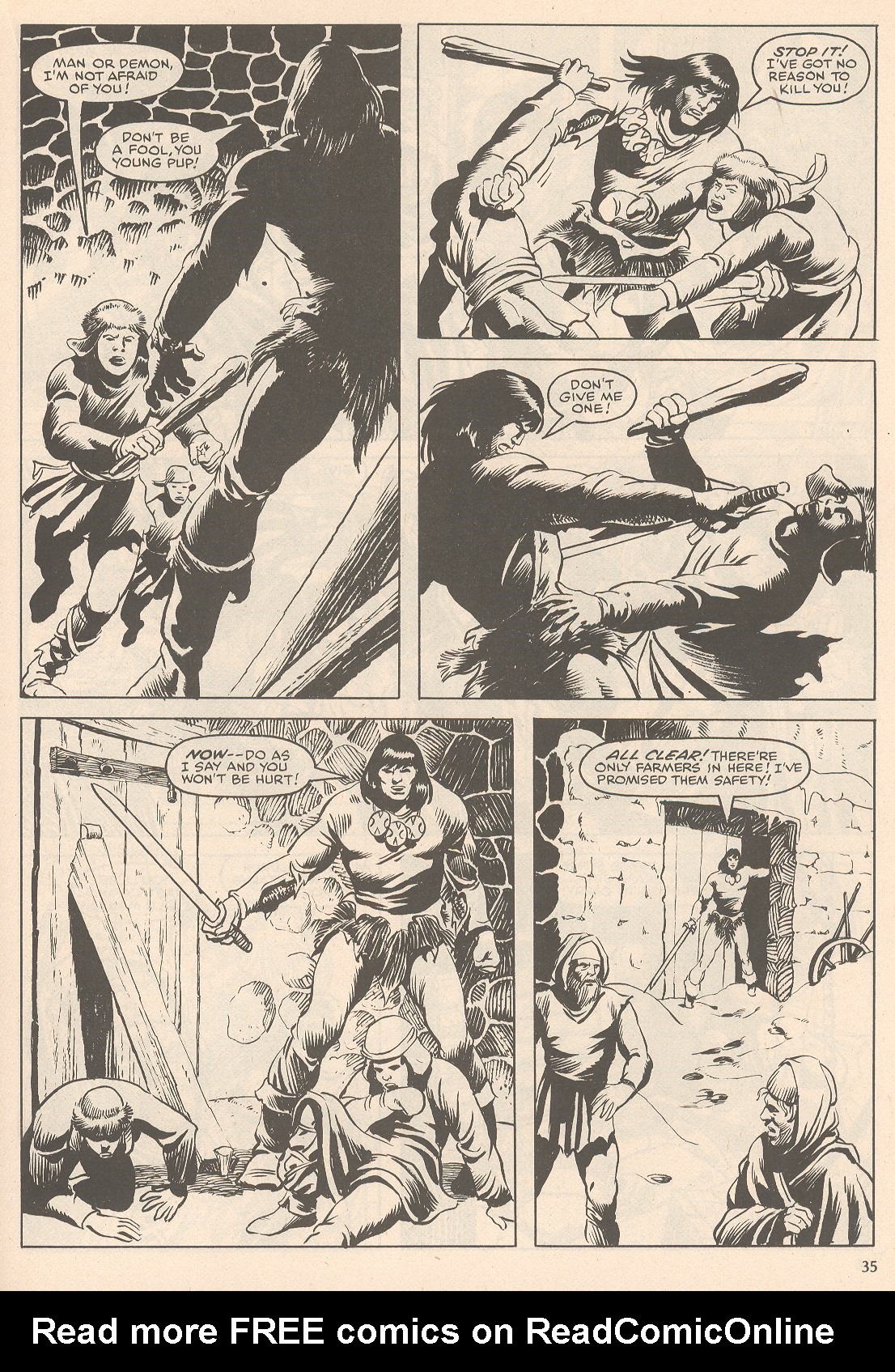 Read online The Savage Sword Of Conan comic -  Issue #105 - 35