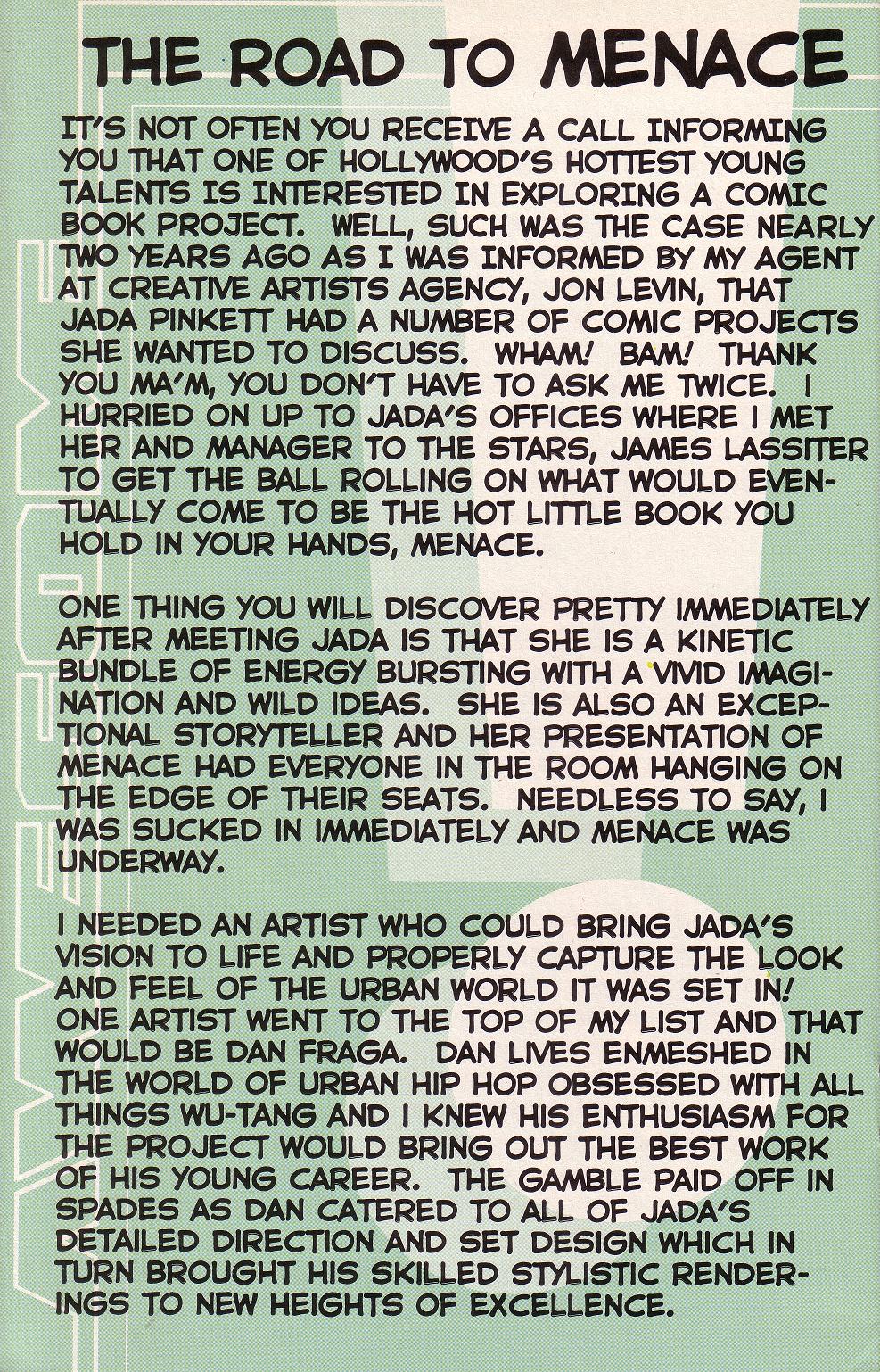 Read online Menace (1998) comic -  Issue # Full - 24