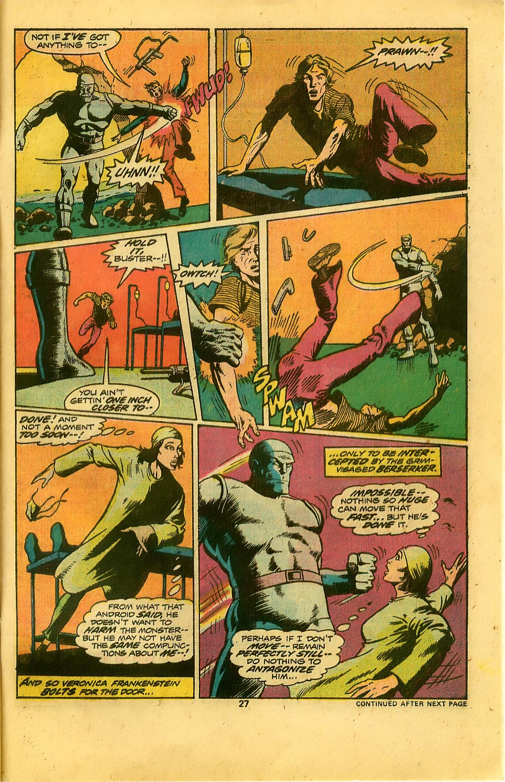 Read online Frankenstein (1973) comic -  Issue #16 - 18