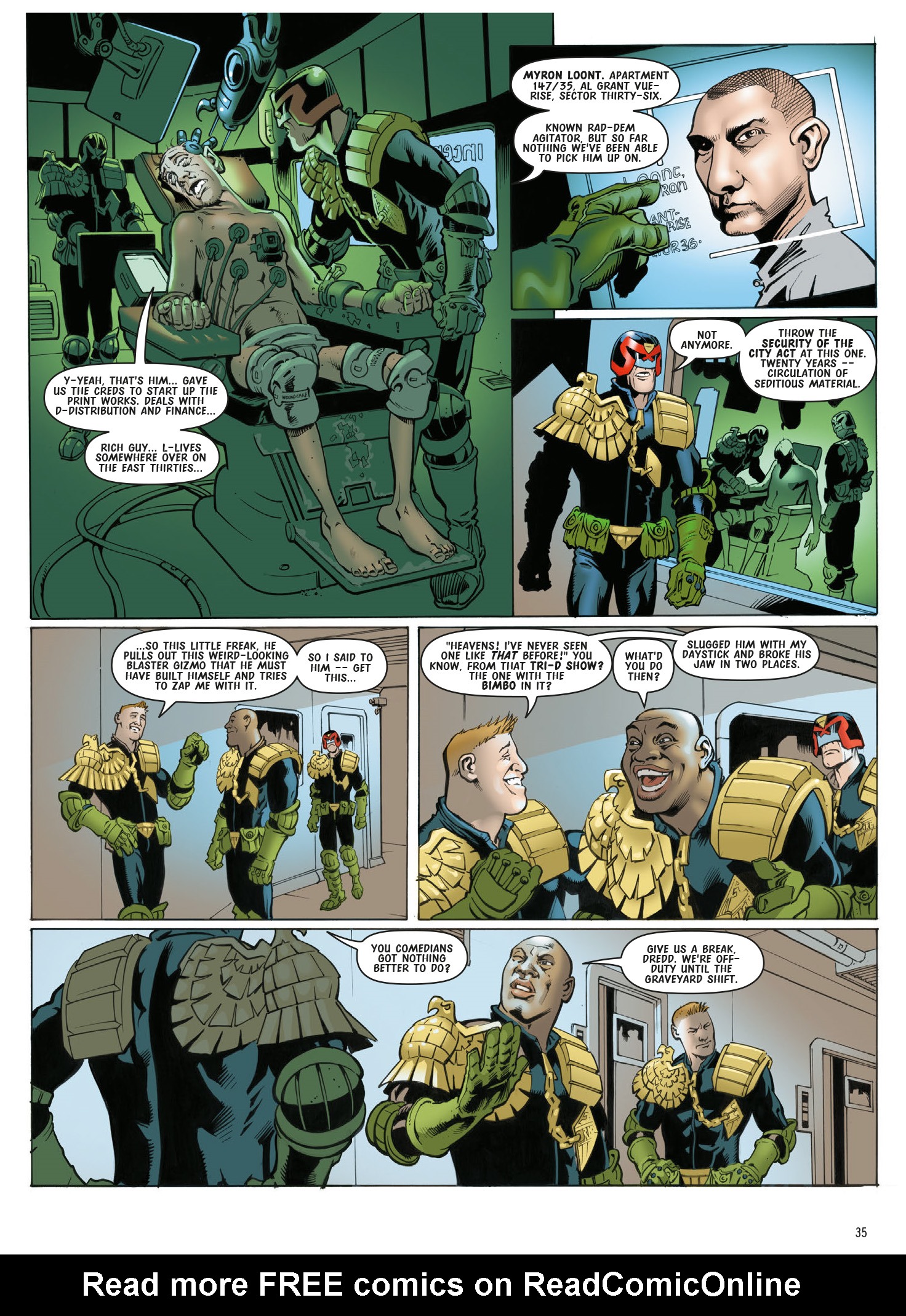 Read online Judge Dredd: The Complete Case Files comic -  Issue # TPB 41 (Part 1) - 37