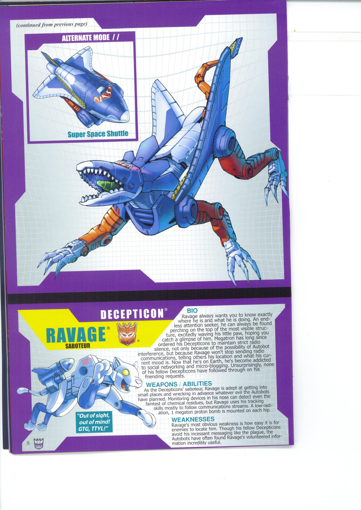 Read online Transformers: Collectors' Club comic -  Issue #26 - 8
