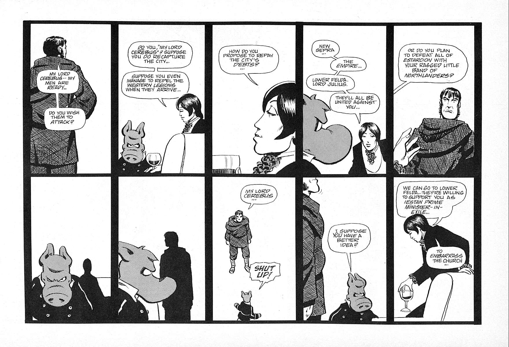 Read online Cerebus comic -  Issue #50 - 11