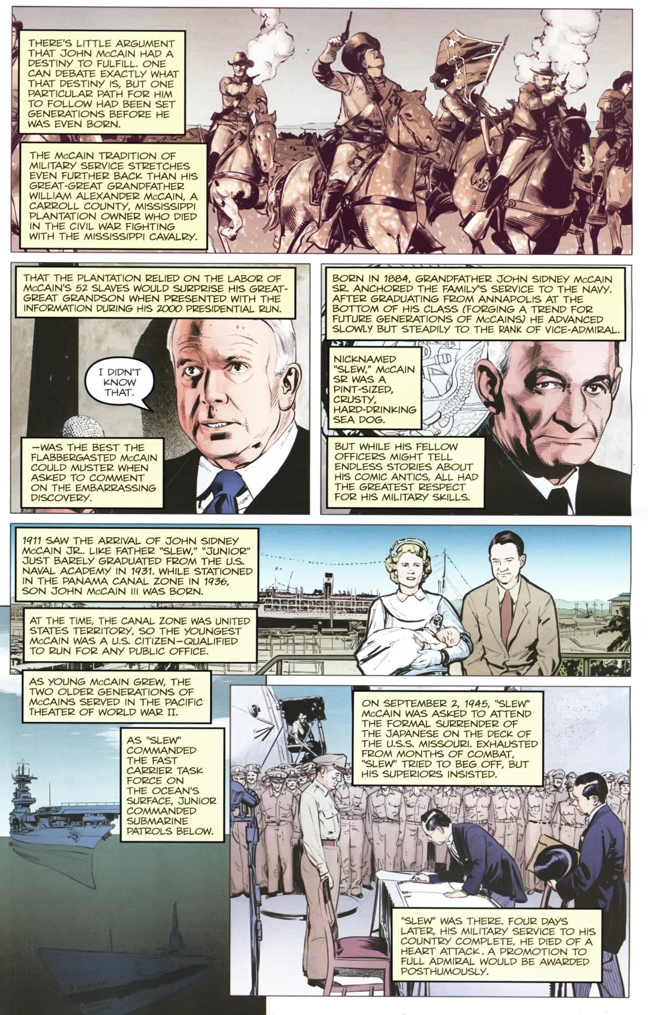 Read online Presidential Material: John McCain comic -  Issue # Full - 5