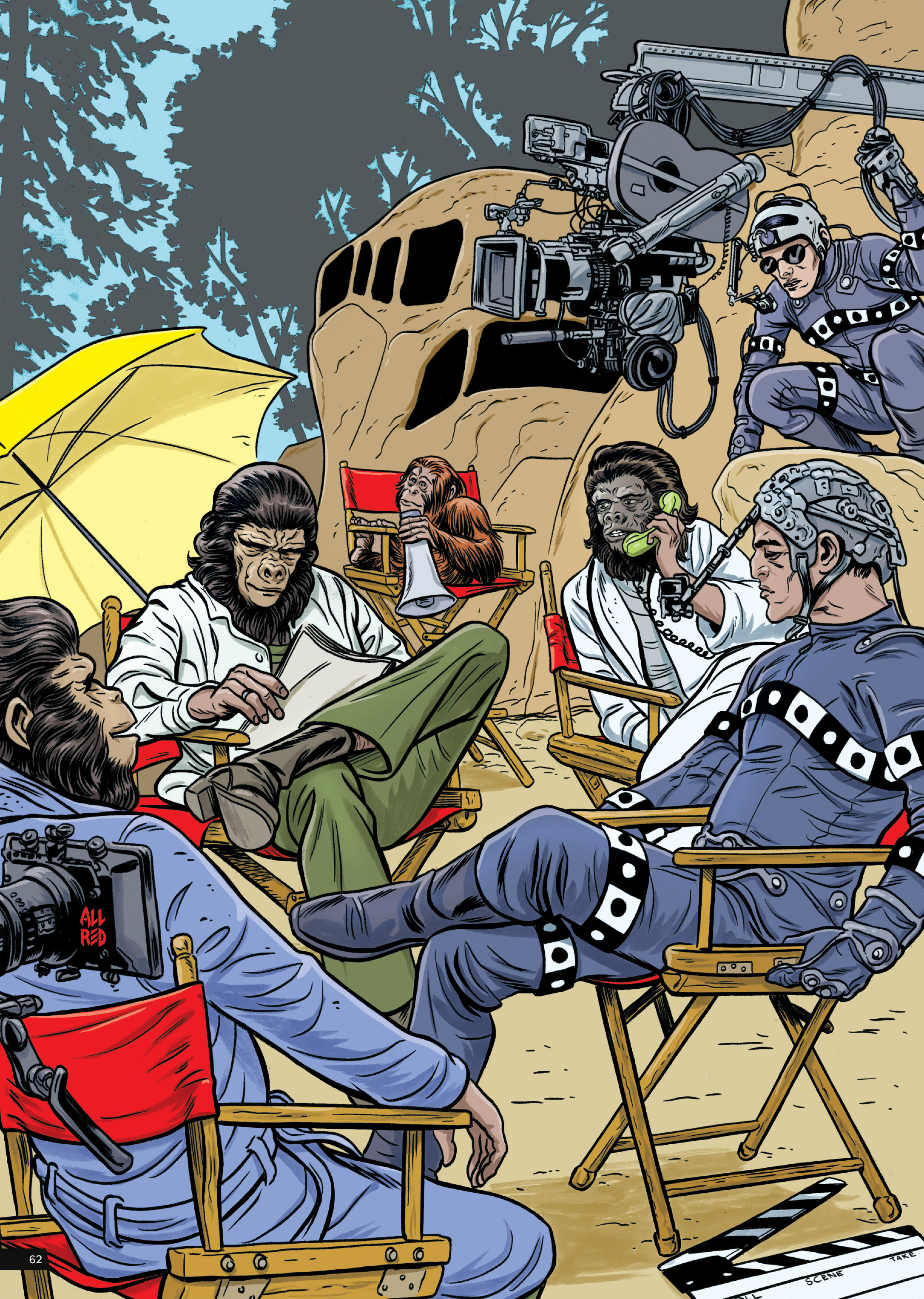 Read online Planet of the Apes Artist Tribute comic -  Issue # TPB - 62