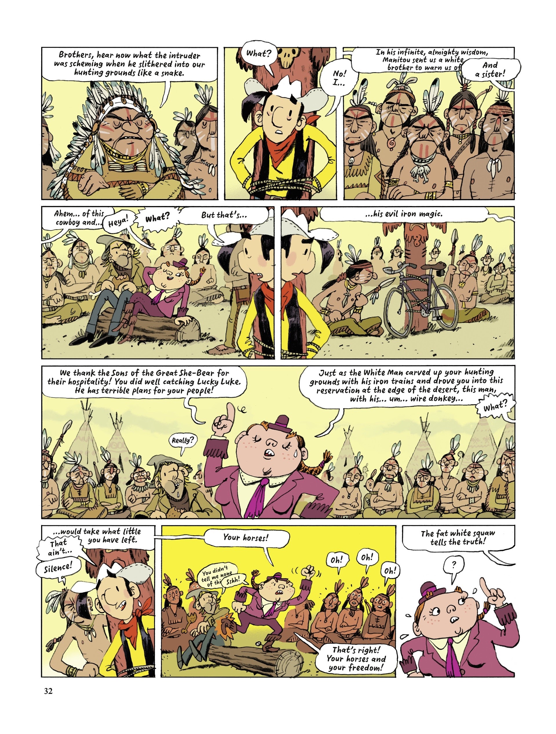 Read online Lucky Luke Saddles Up comic -  Issue # TPB - 32