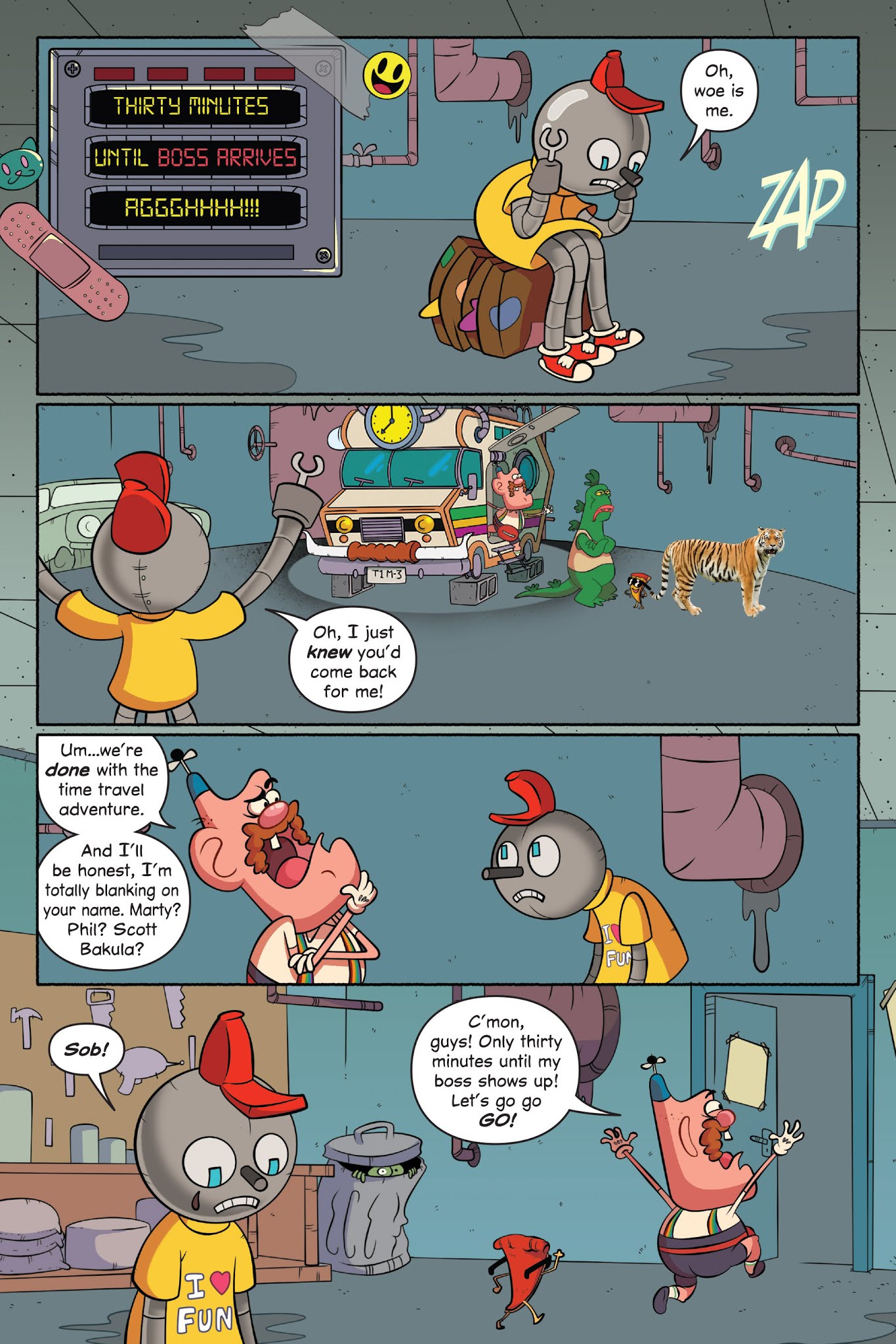 Read online Uncle Grandpa and the Time Casserole comic -  Issue # TPB - 129