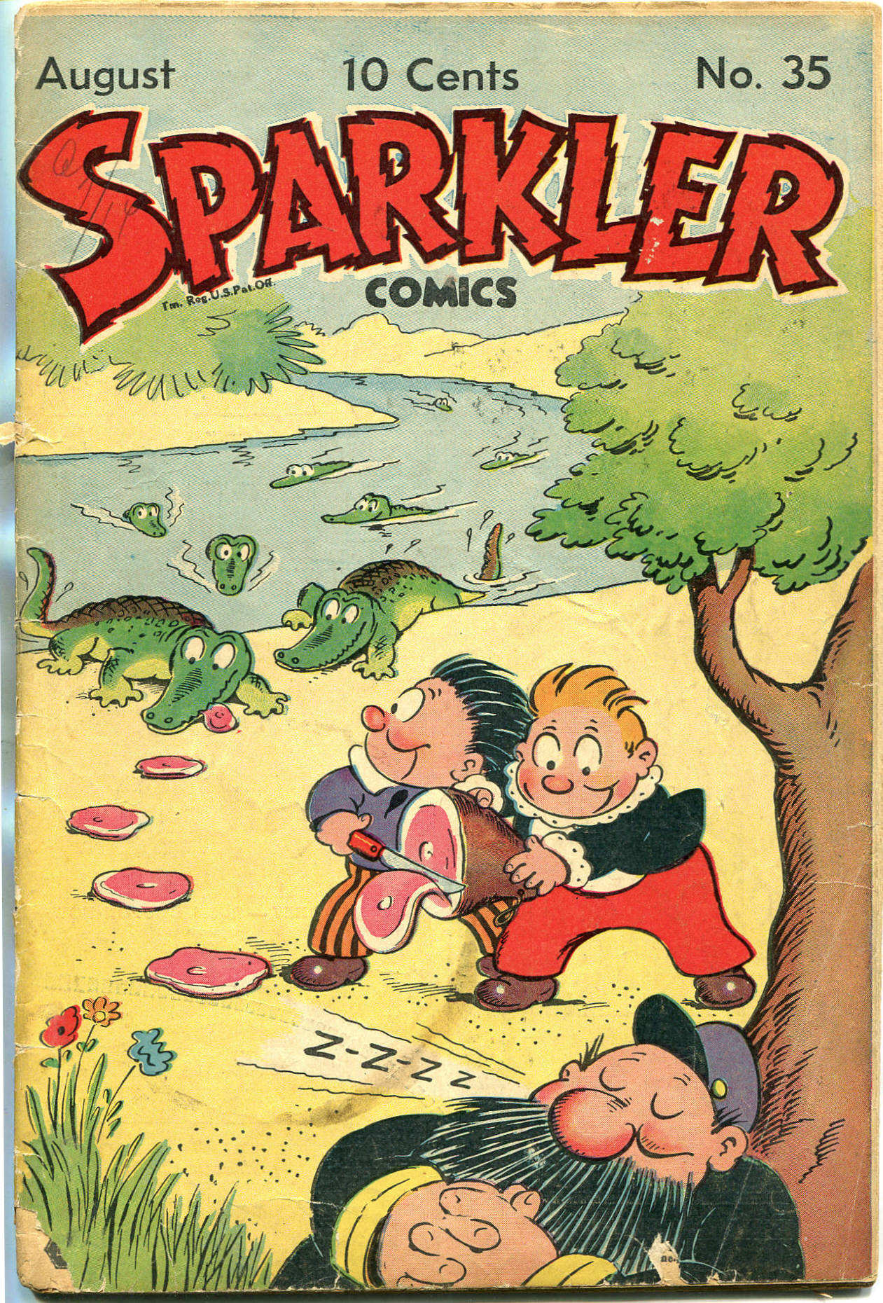 Read online Sparkler Comics comic -  Issue #35 - 1