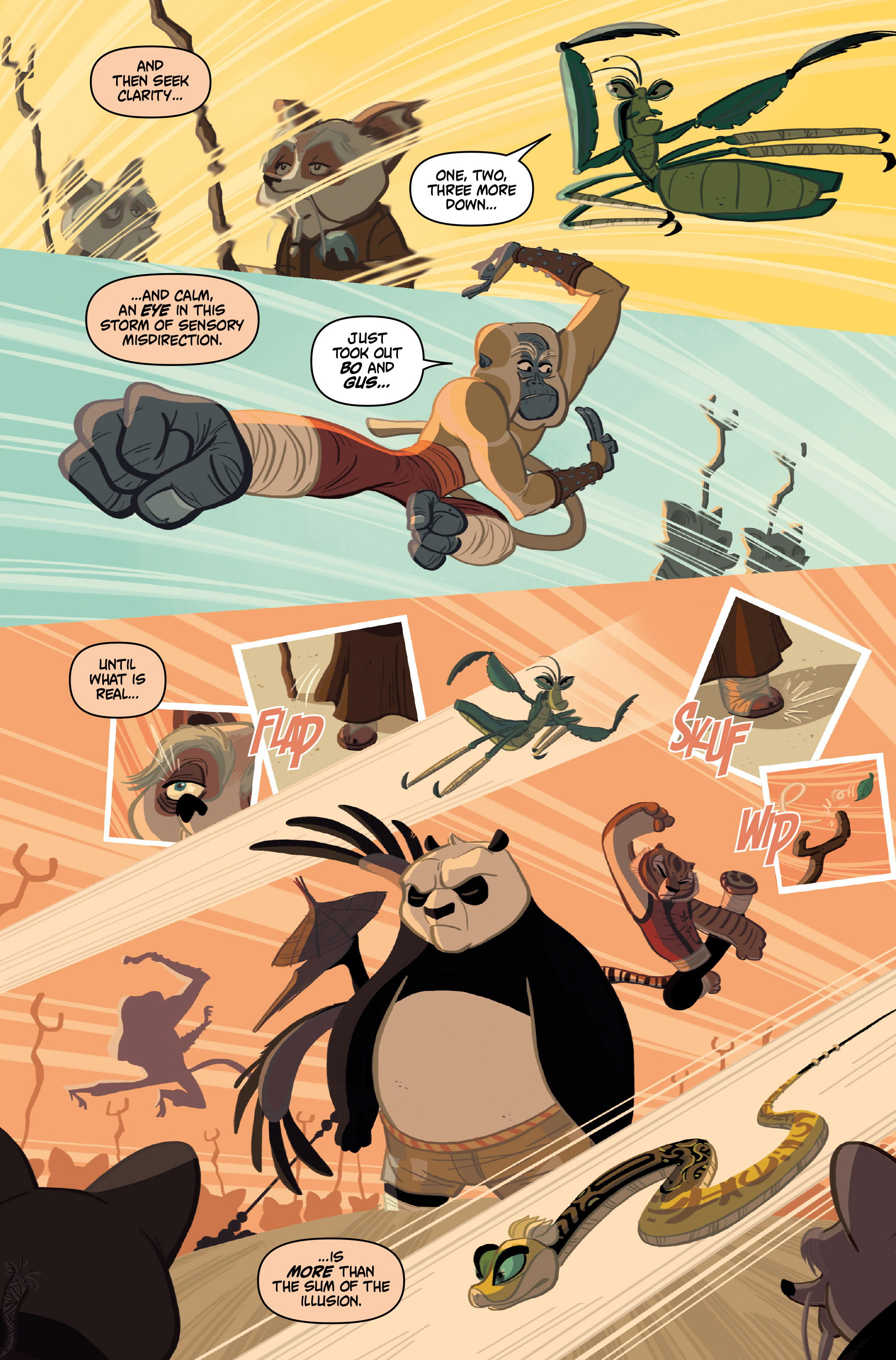 Read online DreamWorks Kung Fu Panda comic -  Issue #4 - 7
