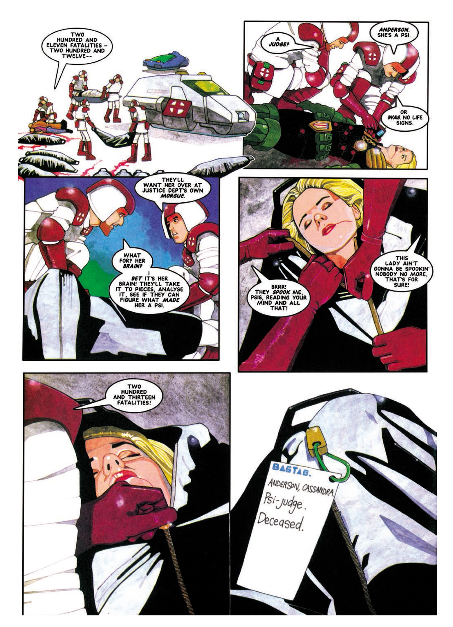 Read online Judge Anderson: The Psi Files comic -  Issue # TPB 3 - 173