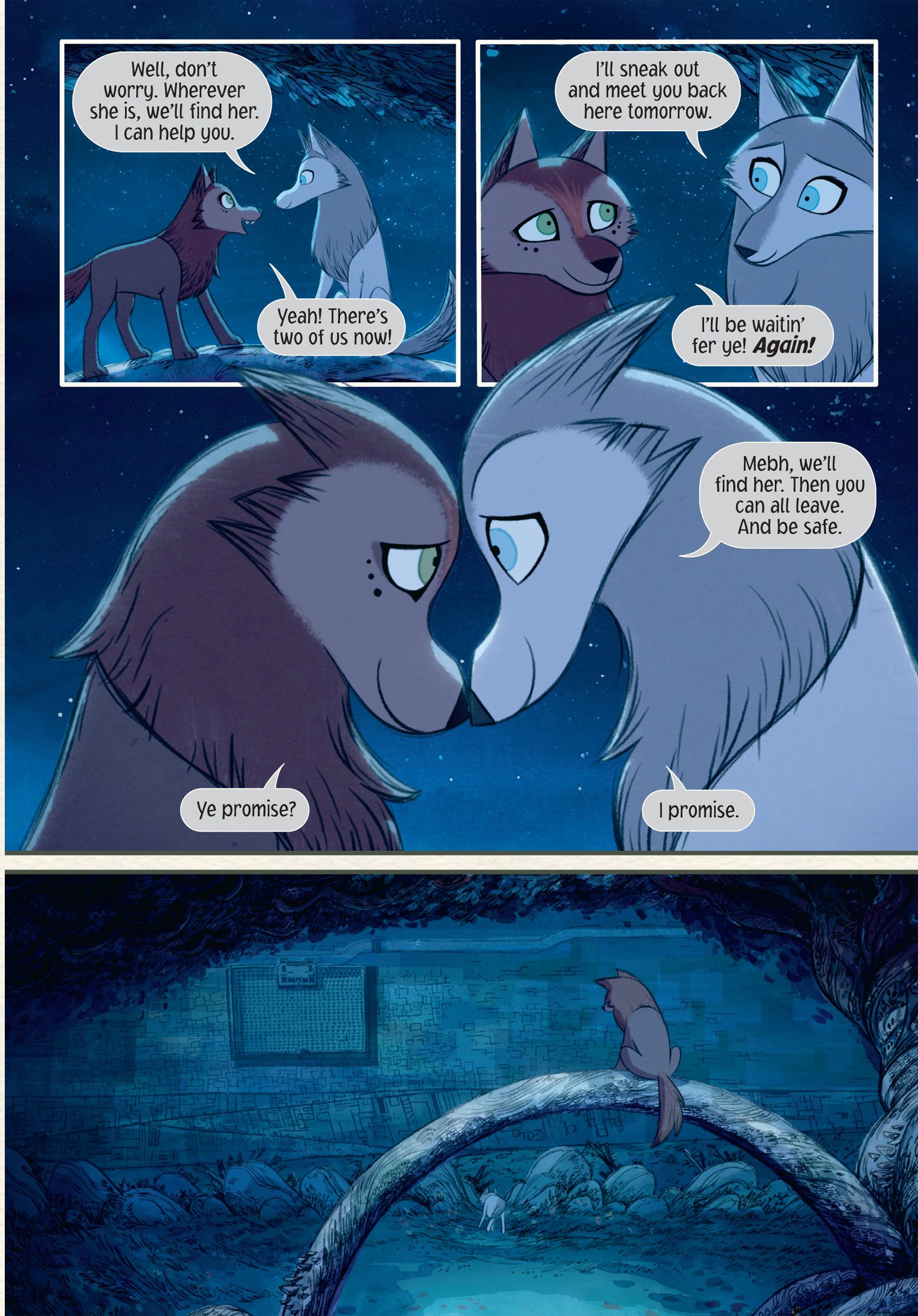 Read online Wolfwalkers: The Graphic Novel comic -  Issue # TPB (Part 2) - 56