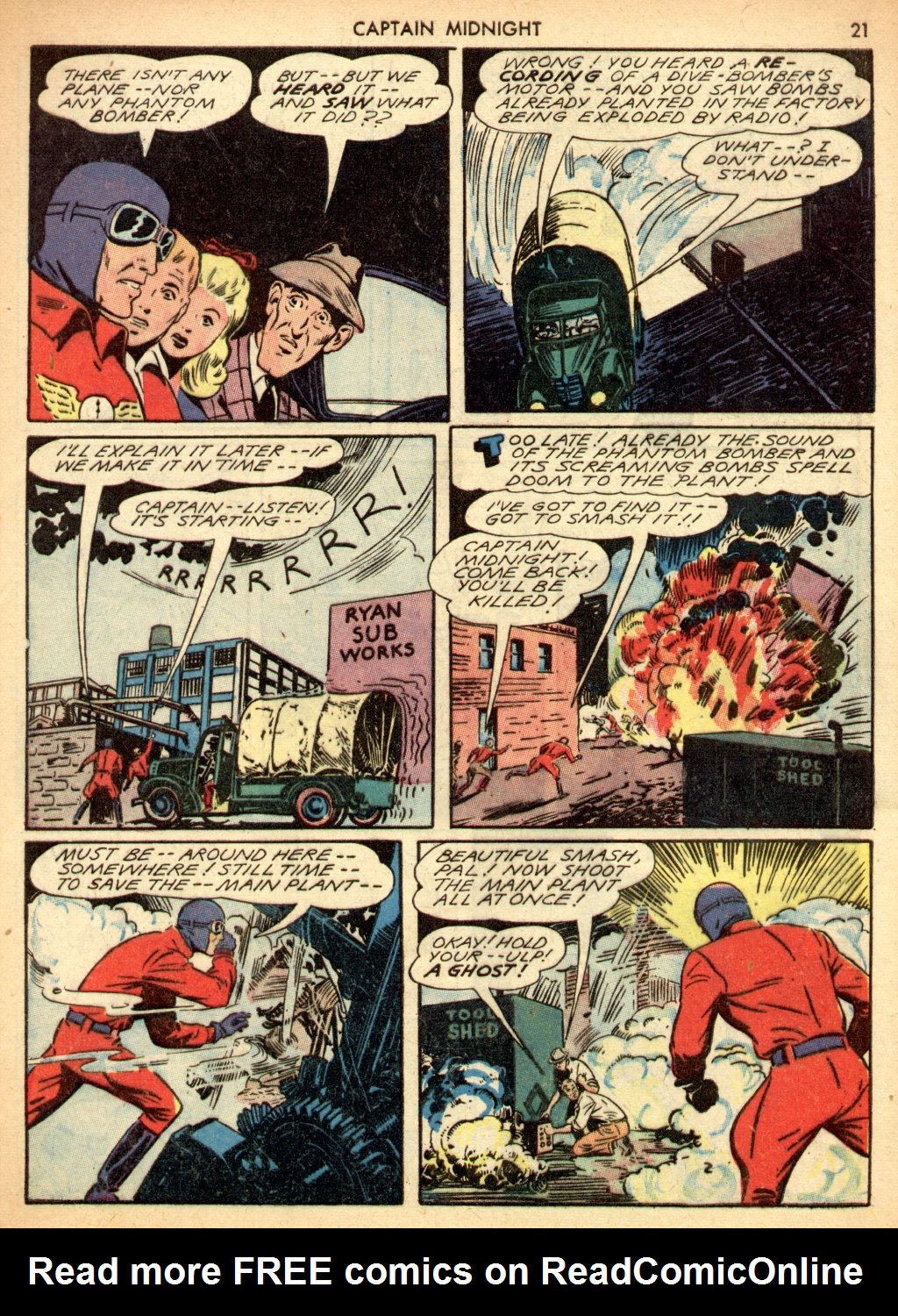Read online Captain Midnight (1942) comic -  Issue #3 - 21