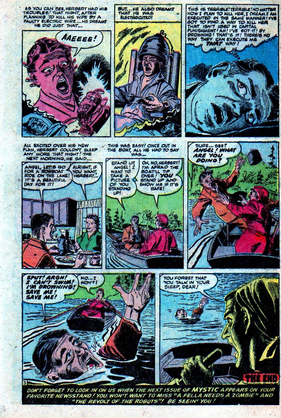 Read online Mystic (1951) comic -  Issue #24 - 32