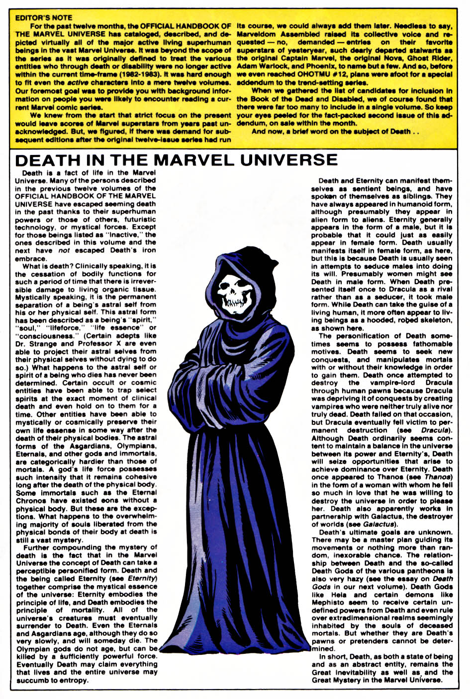 Read online The Official Handbook of the Marvel Universe comic -  Issue #13 - 35