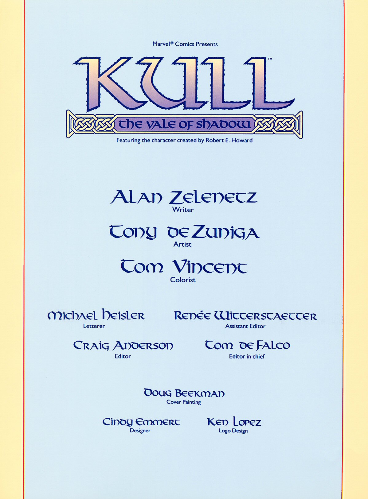 Read online Marvel Graphic Novel comic -  Issue #47 - Kull - The Vale Of Shadow - 2