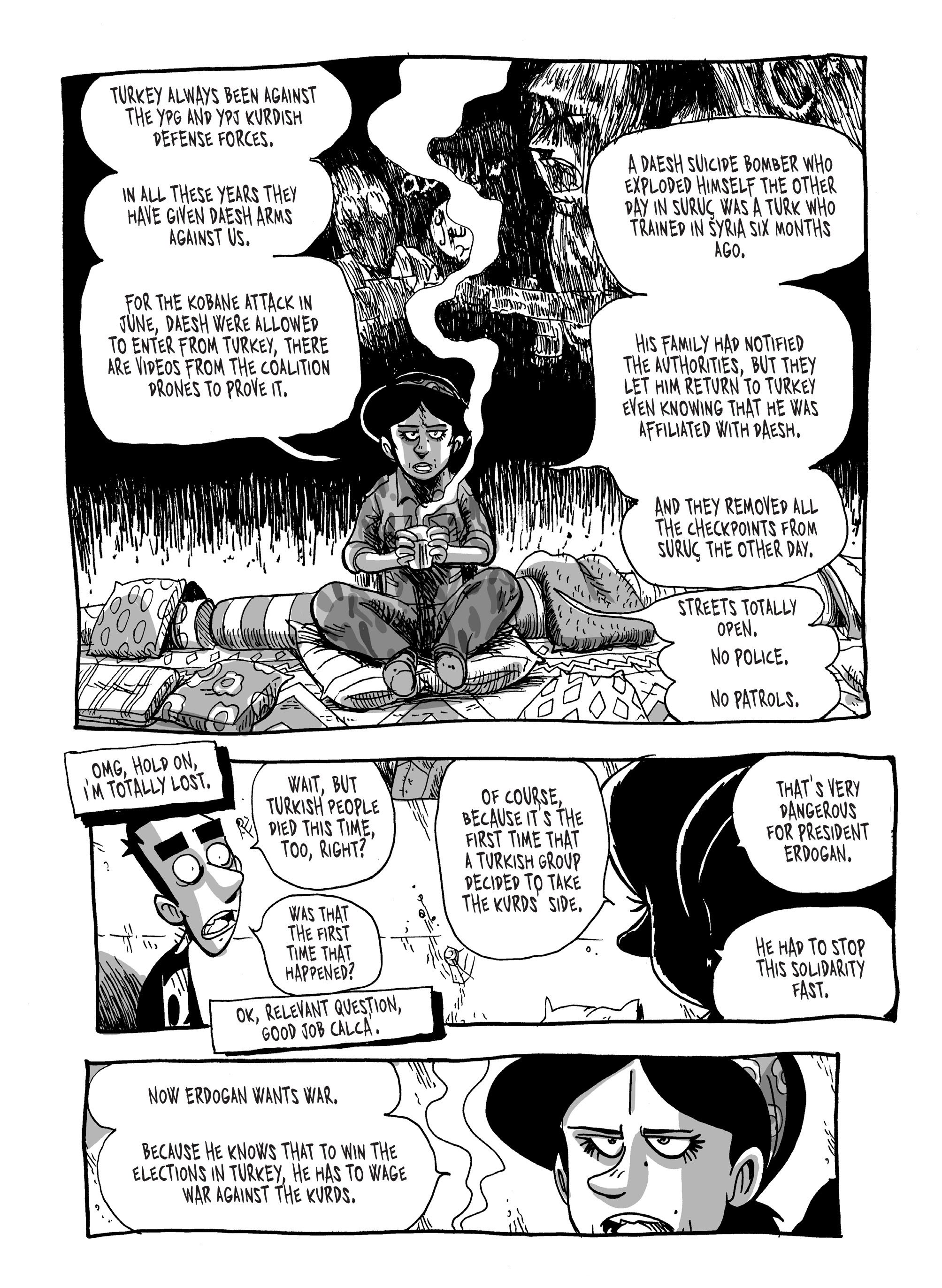 Read online Kobane Calling: Greetings From Northern Syria comic -  Issue # TPB (Part 2) - 59