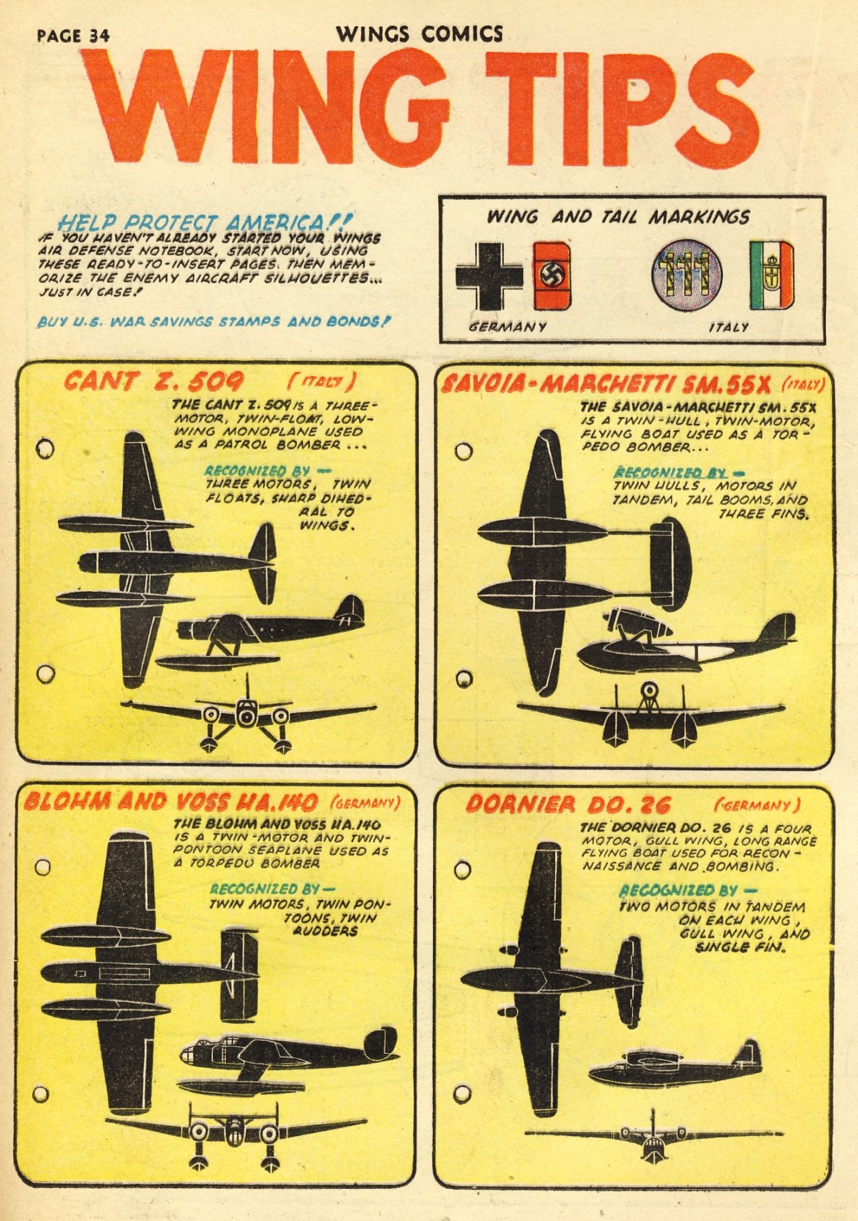 Read online Wings Comics comic -  Issue #23 - 36