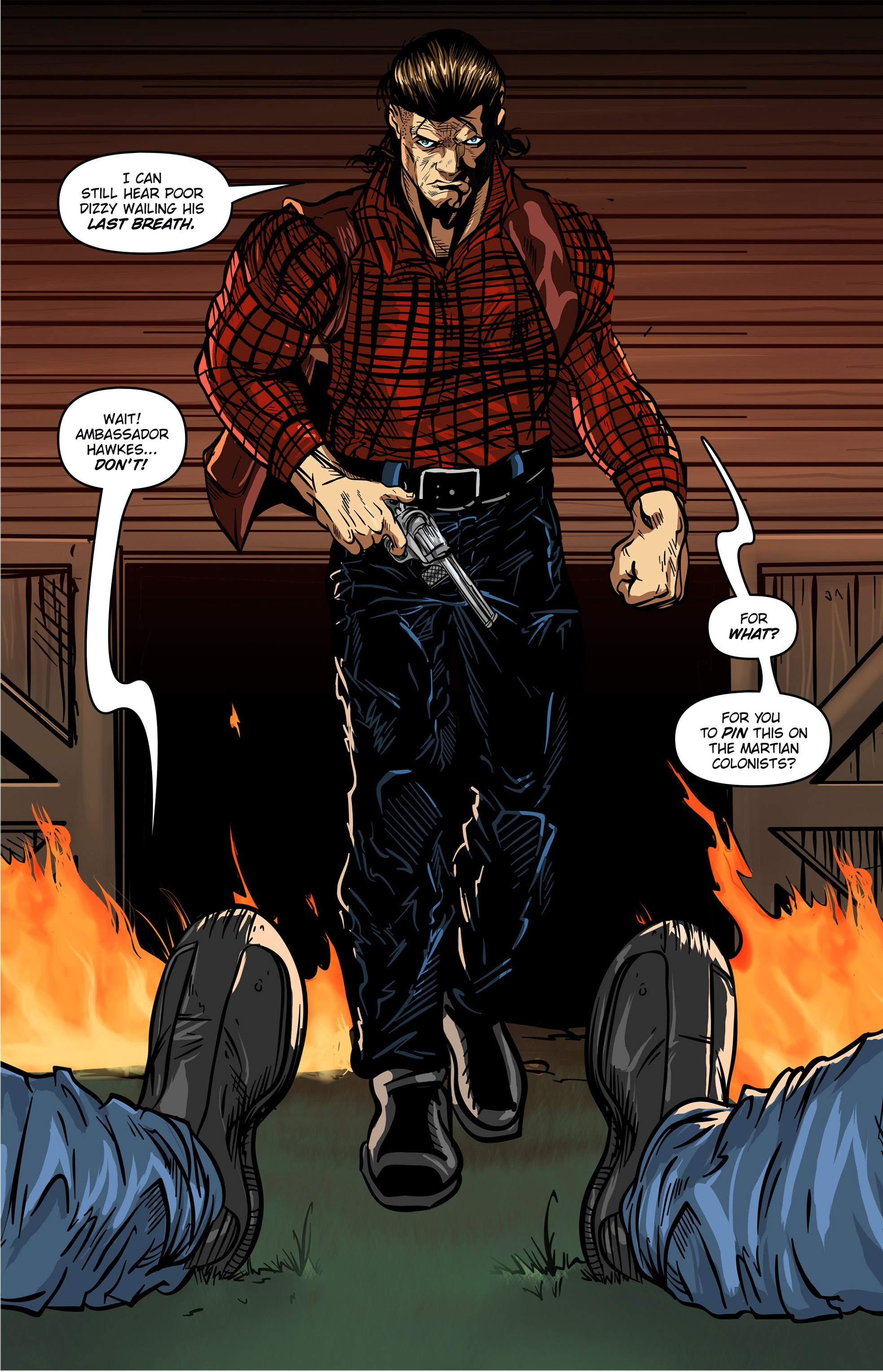 Read online William Shatner's Man O' War comic -  Issue #4 - 28