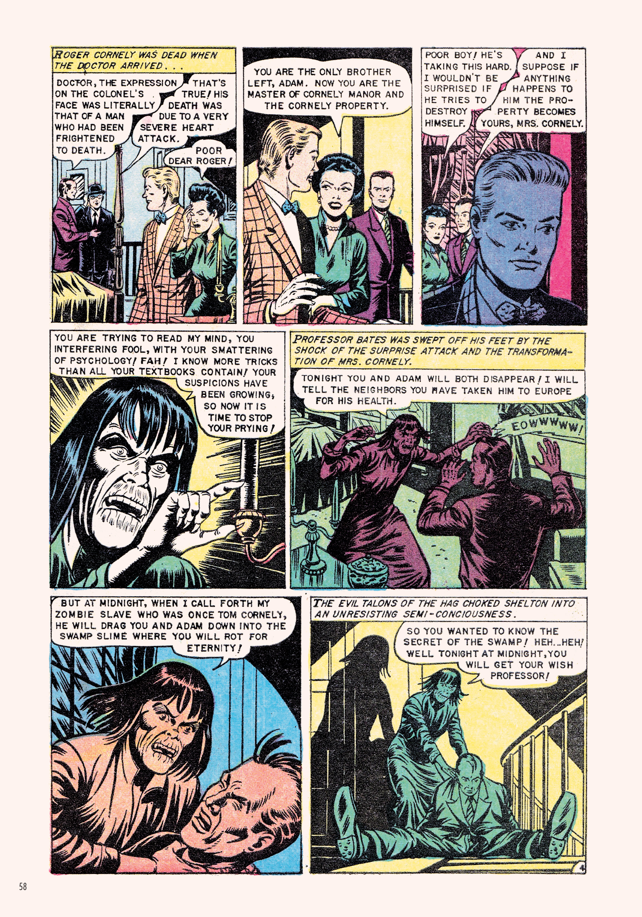 Read online Classic Monsters of Pre-Code Horror Comics: Swamp Monsters comic -  Issue # TPB - 58