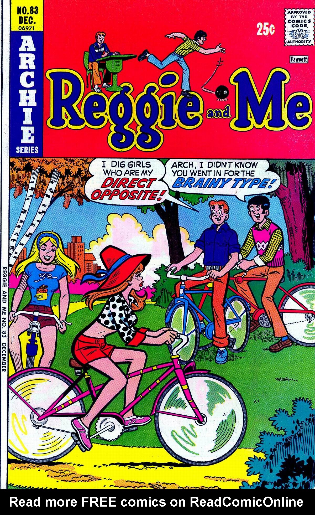 Read online Reggie and Me (1966) comic -  Issue #83 - 1