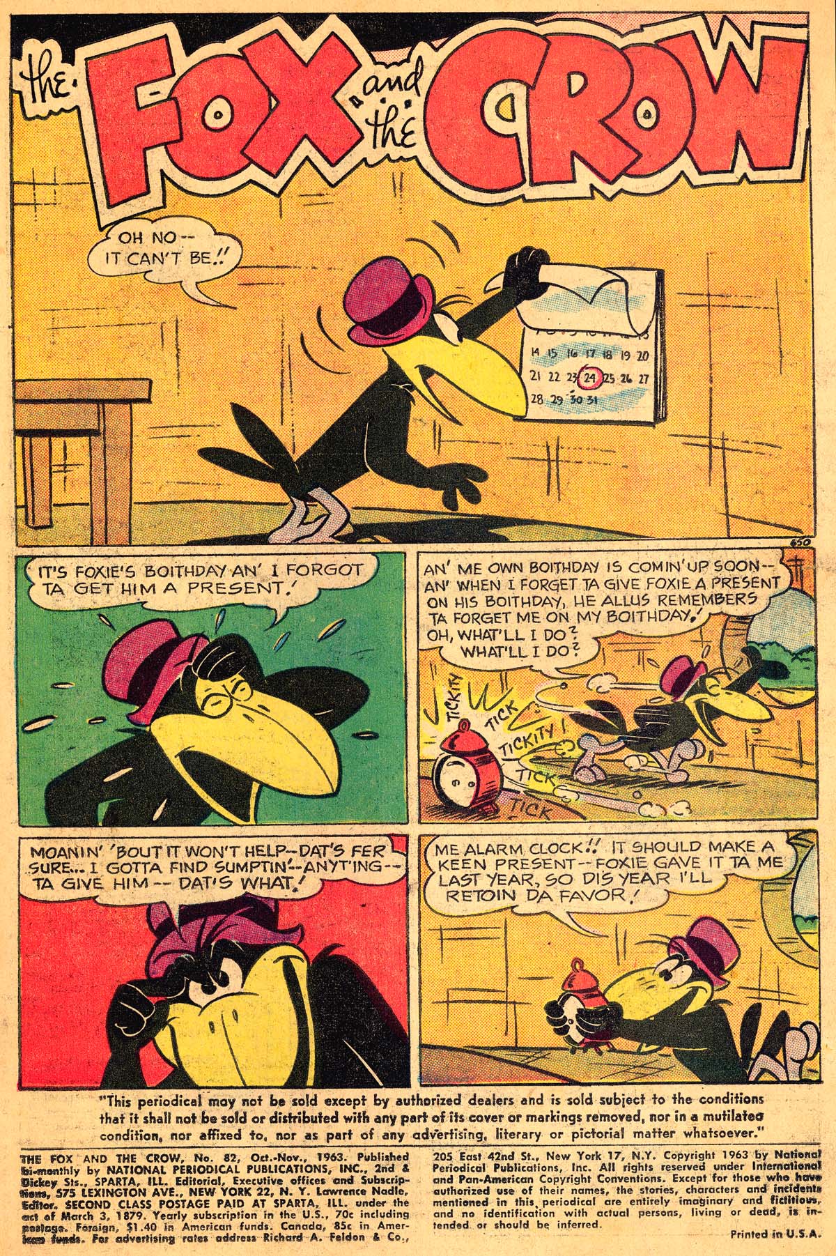 Read online The Fox and the Crow comic -  Issue #82 - 3