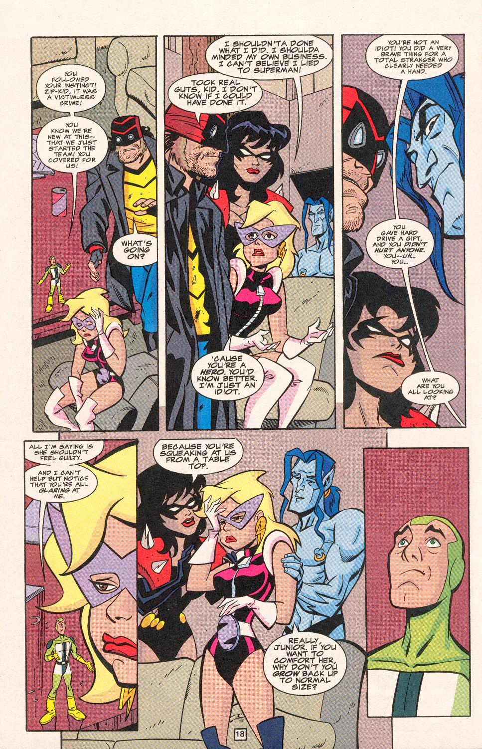 Read online Young Heroes in Love comic -  Issue #4 - 19