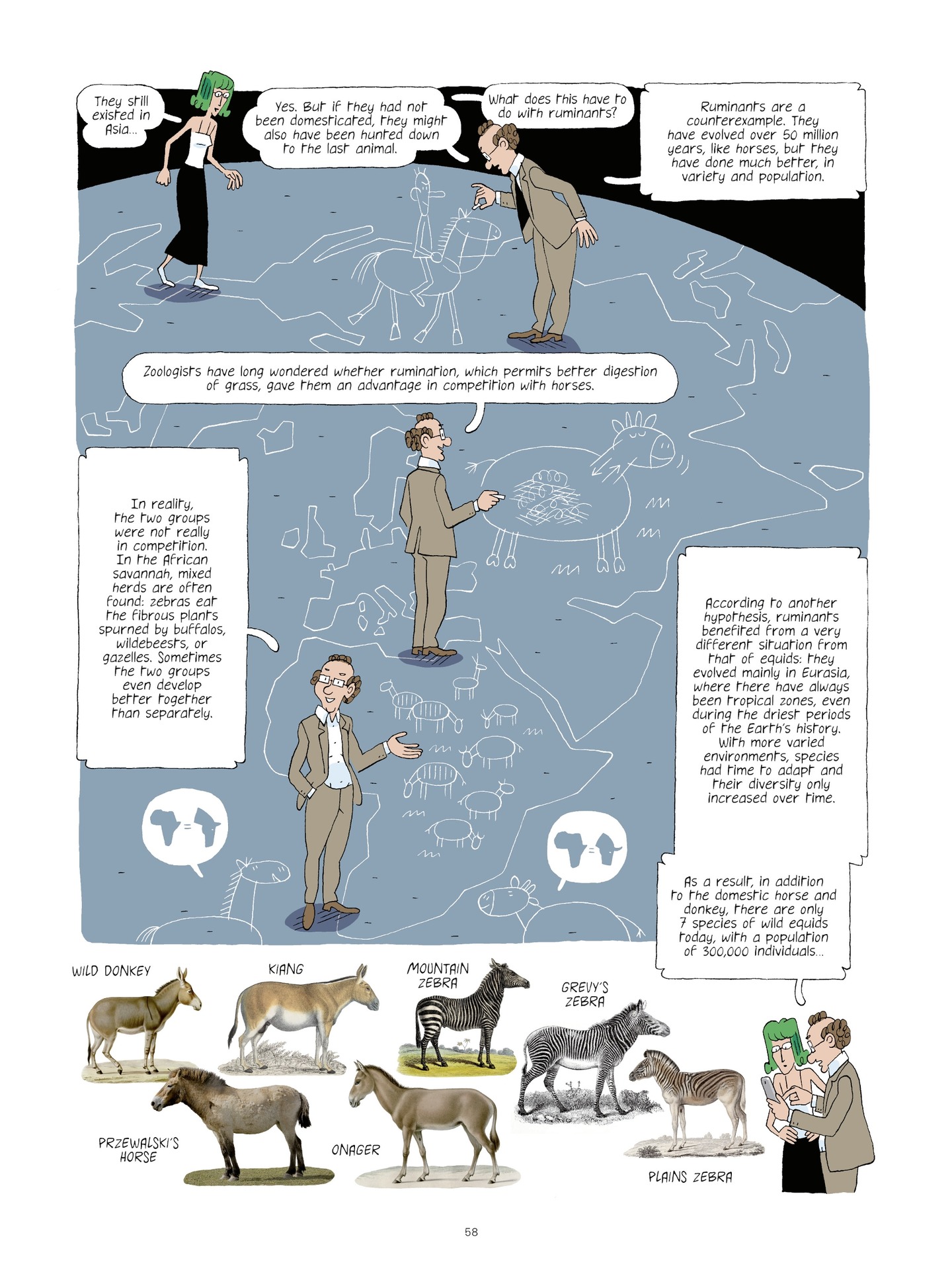 Read online Evolution, Darwin, God, and the Horse-People comic -  Issue # TPB - 57