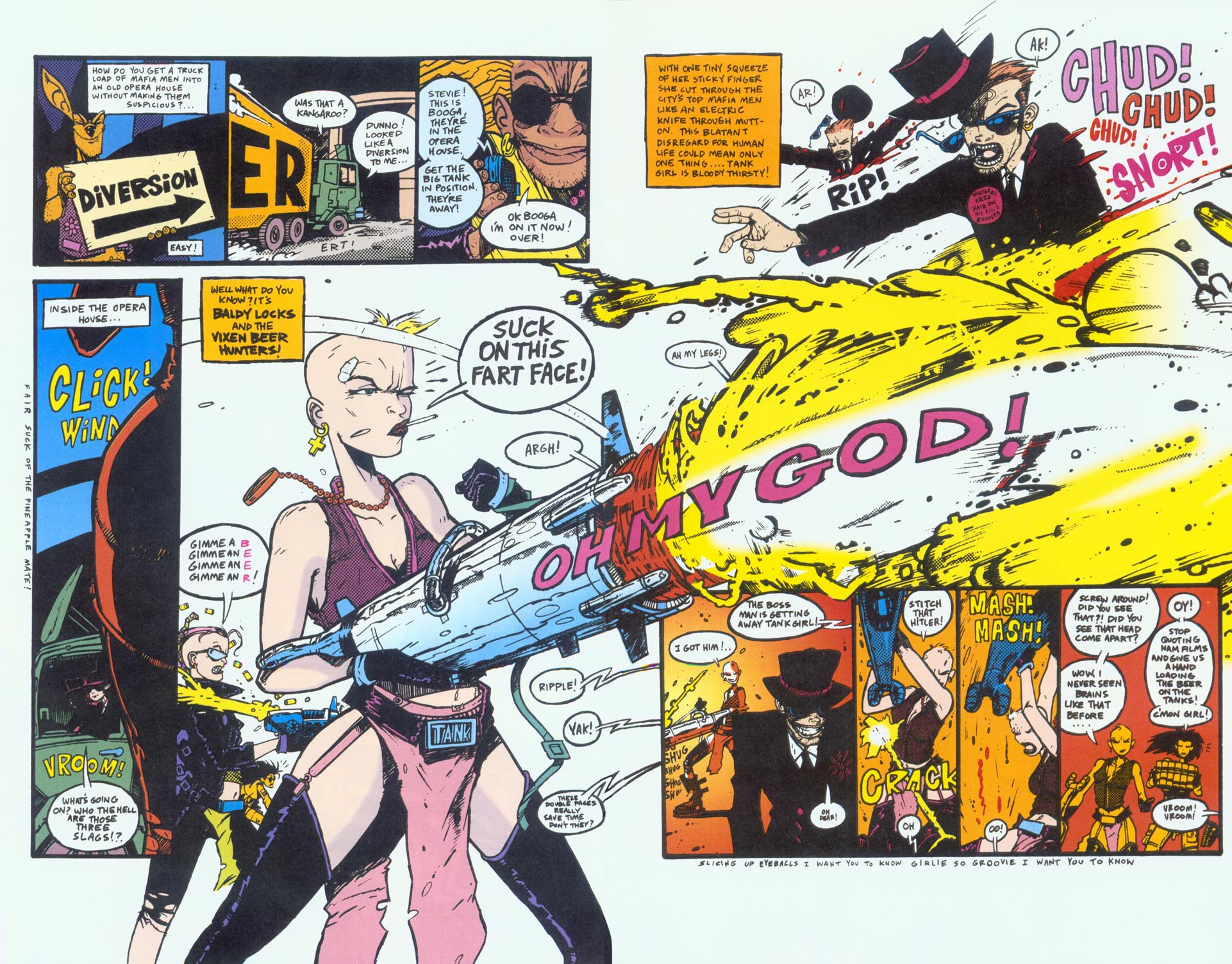 Read online Hewlett and Martin's Tank Girl comic -  Issue # TPB - 62