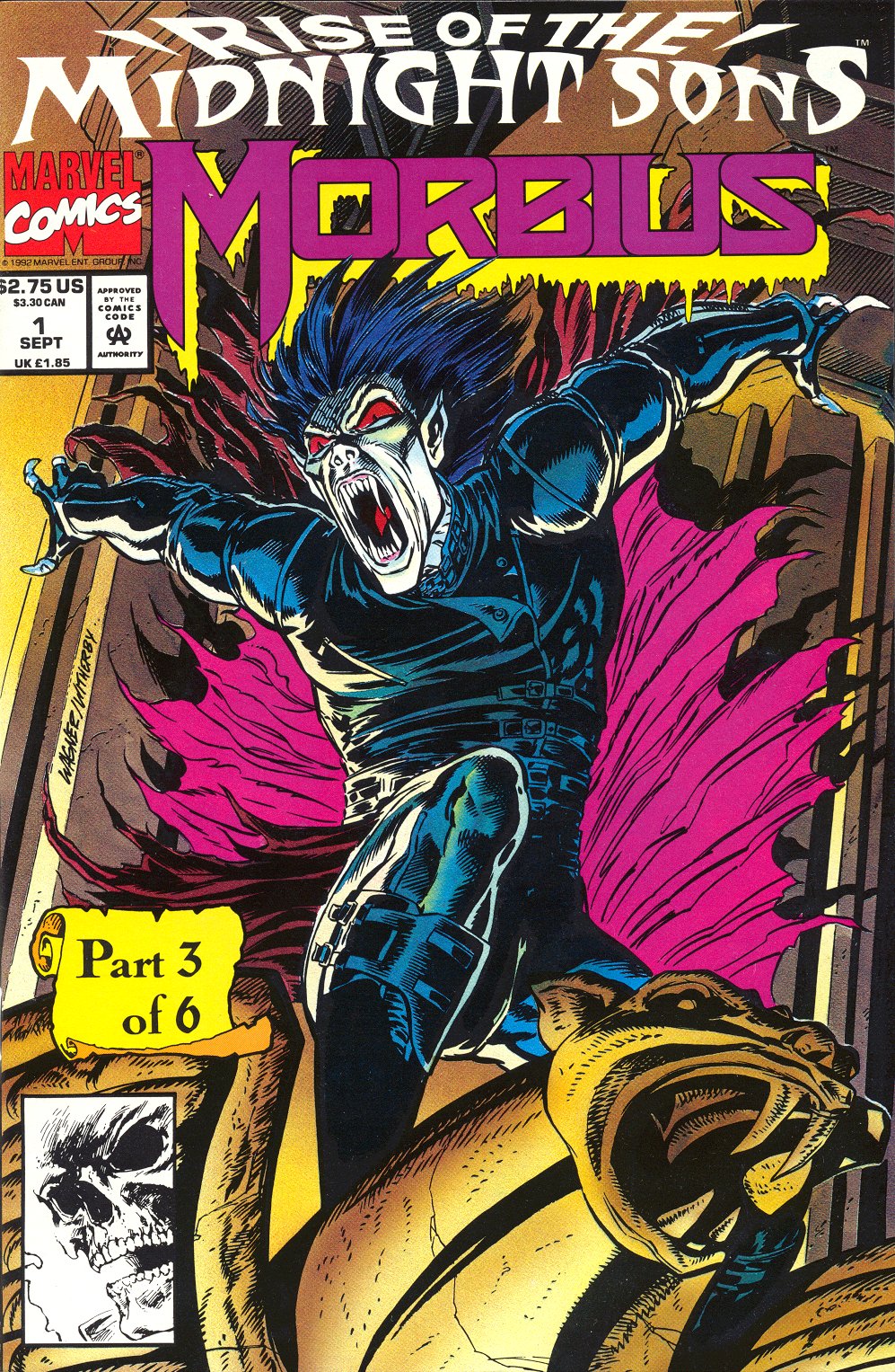 Read online Morbius: The Living Vampire (1992) comic -  Issue #1 - 2