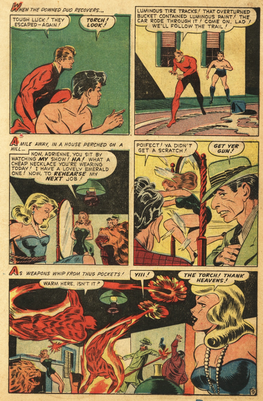 Read online The Human Torch (1940) comic -  Issue #29 - 11