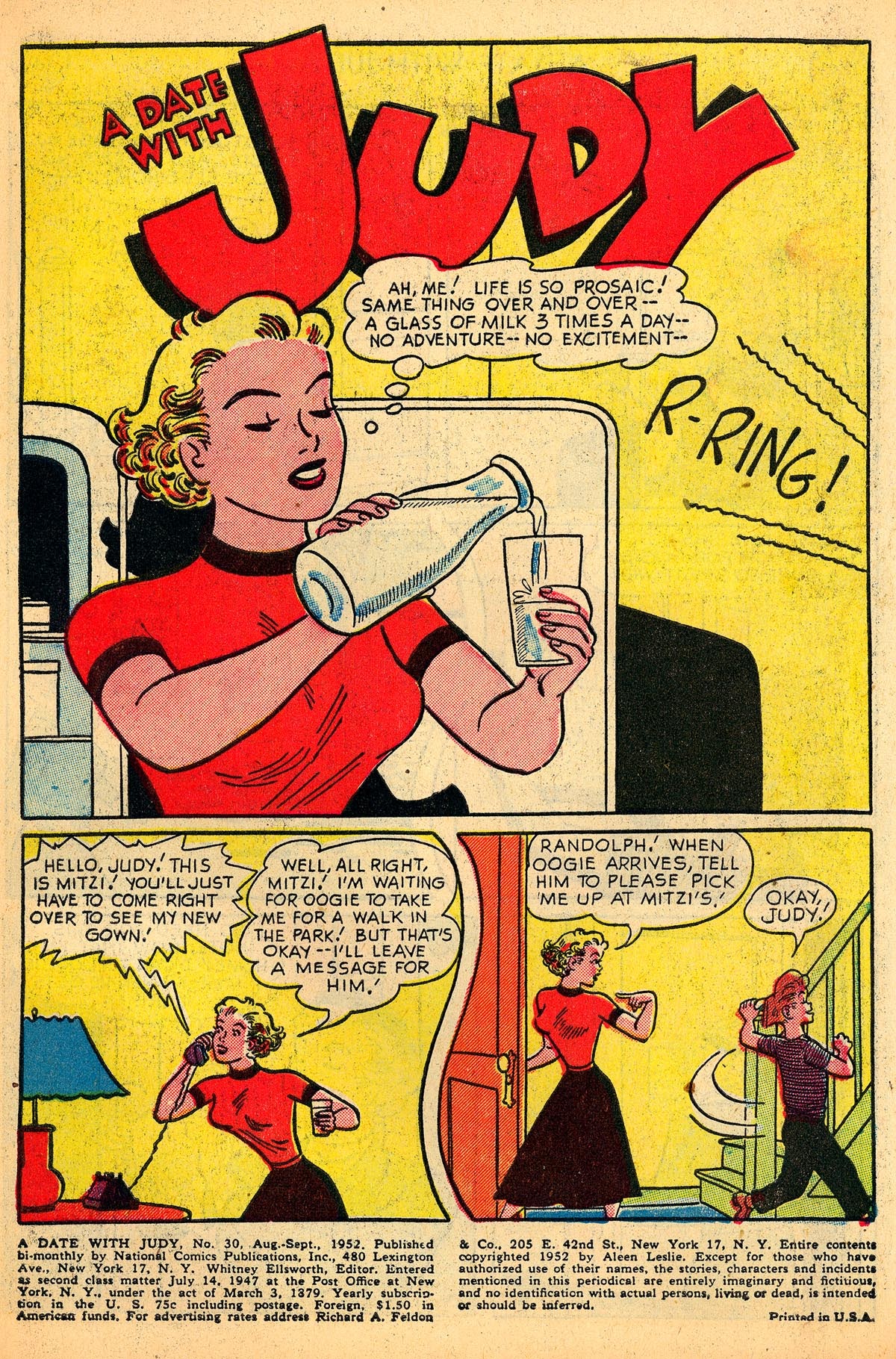 Read online A Date with Judy comic -  Issue #30 - 3