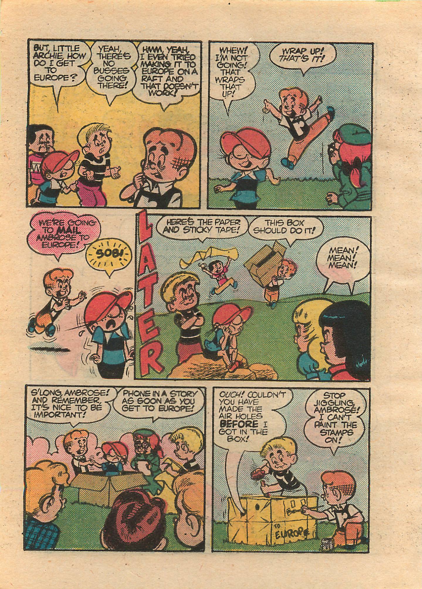 Read online Little Archie Comics Digest Magazine comic -  Issue #7 - 121