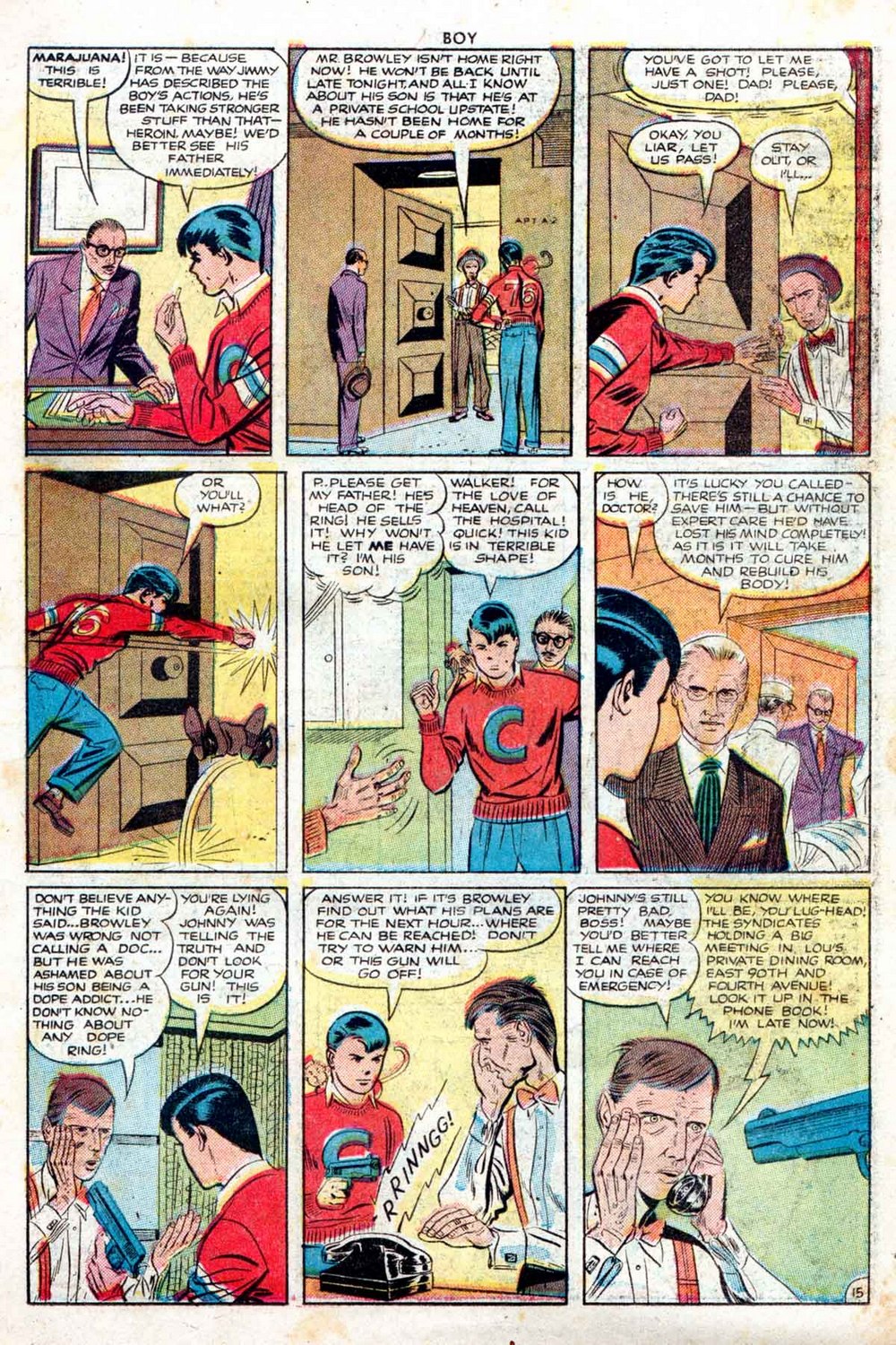 Read online Boy Comics comic -  Issue #71 - 17