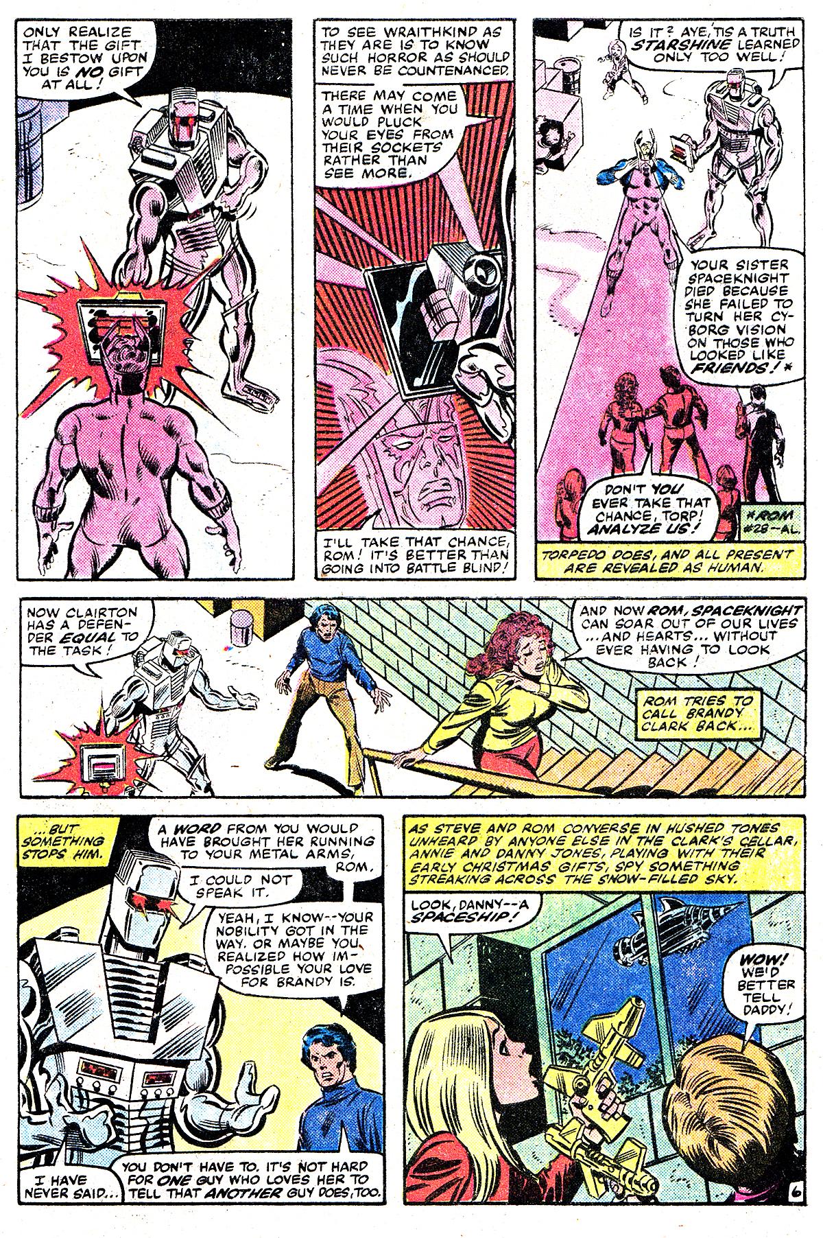 Read online ROM (1979) comic -  Issue #30 - 7