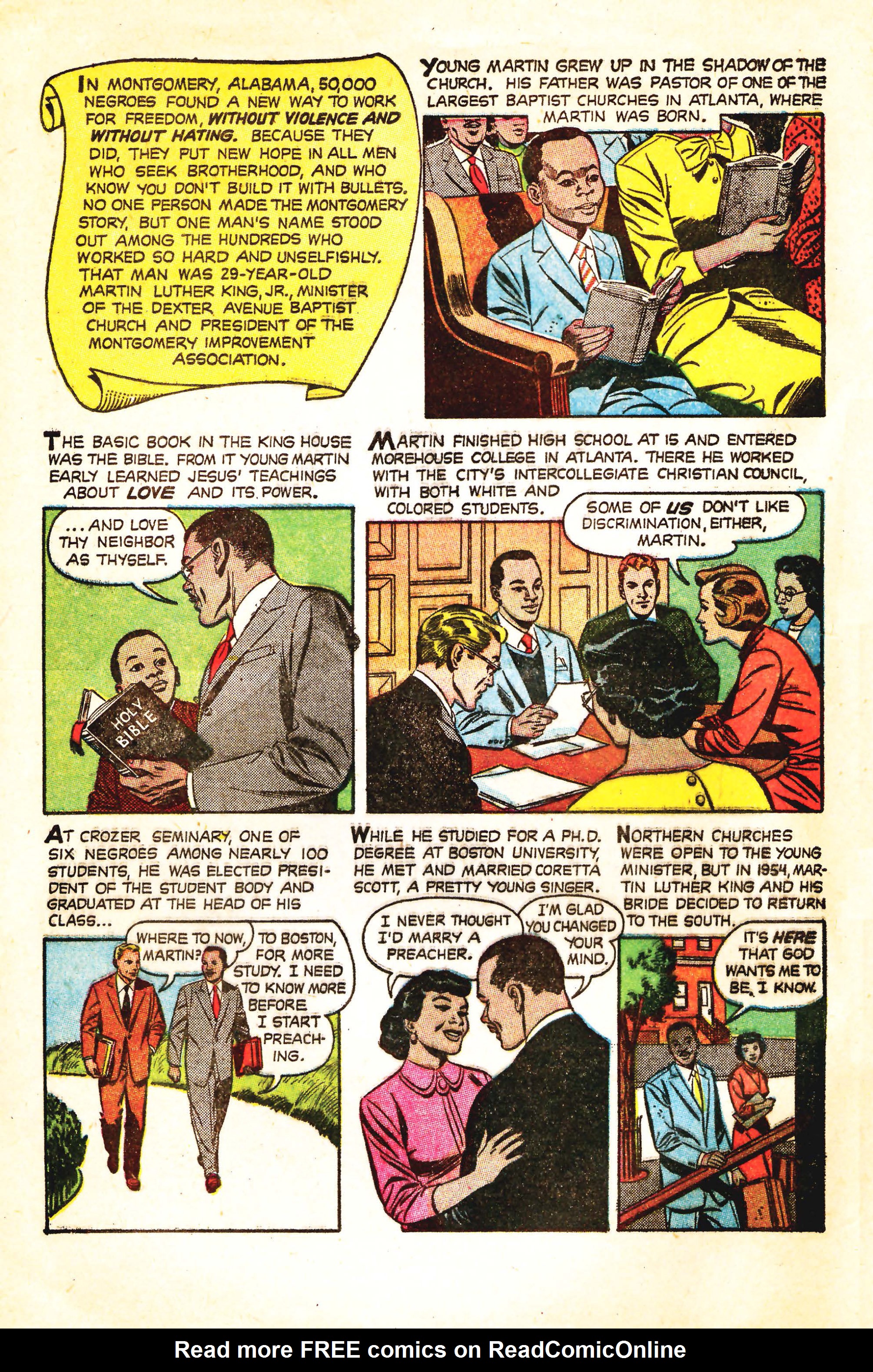 Read online Martin Luther King and the Montgomery Story comic -  Issue # Full - 2