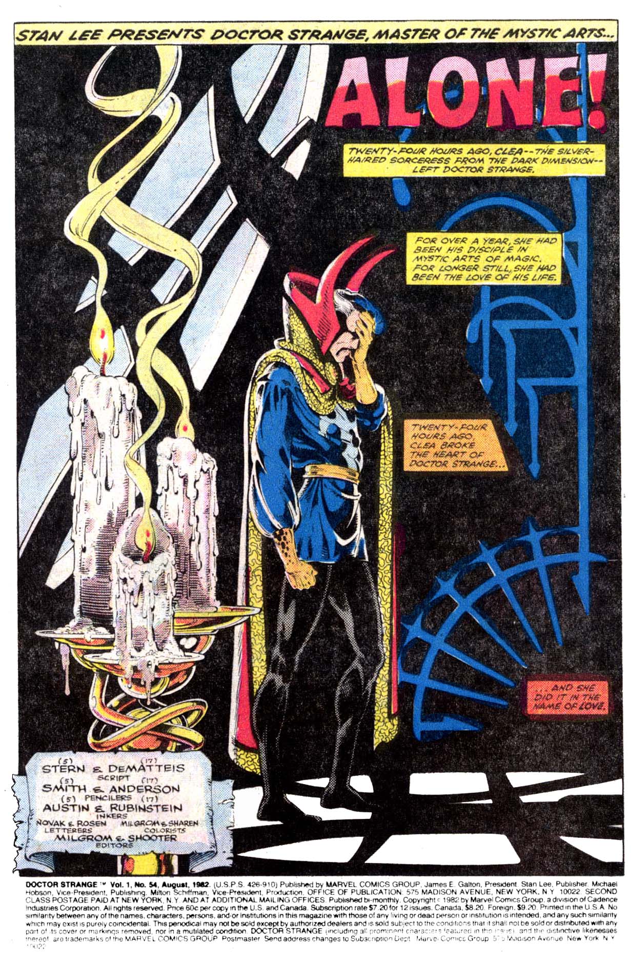 Read online Doctor Strange (1974) comic -  Issue #54 - 2